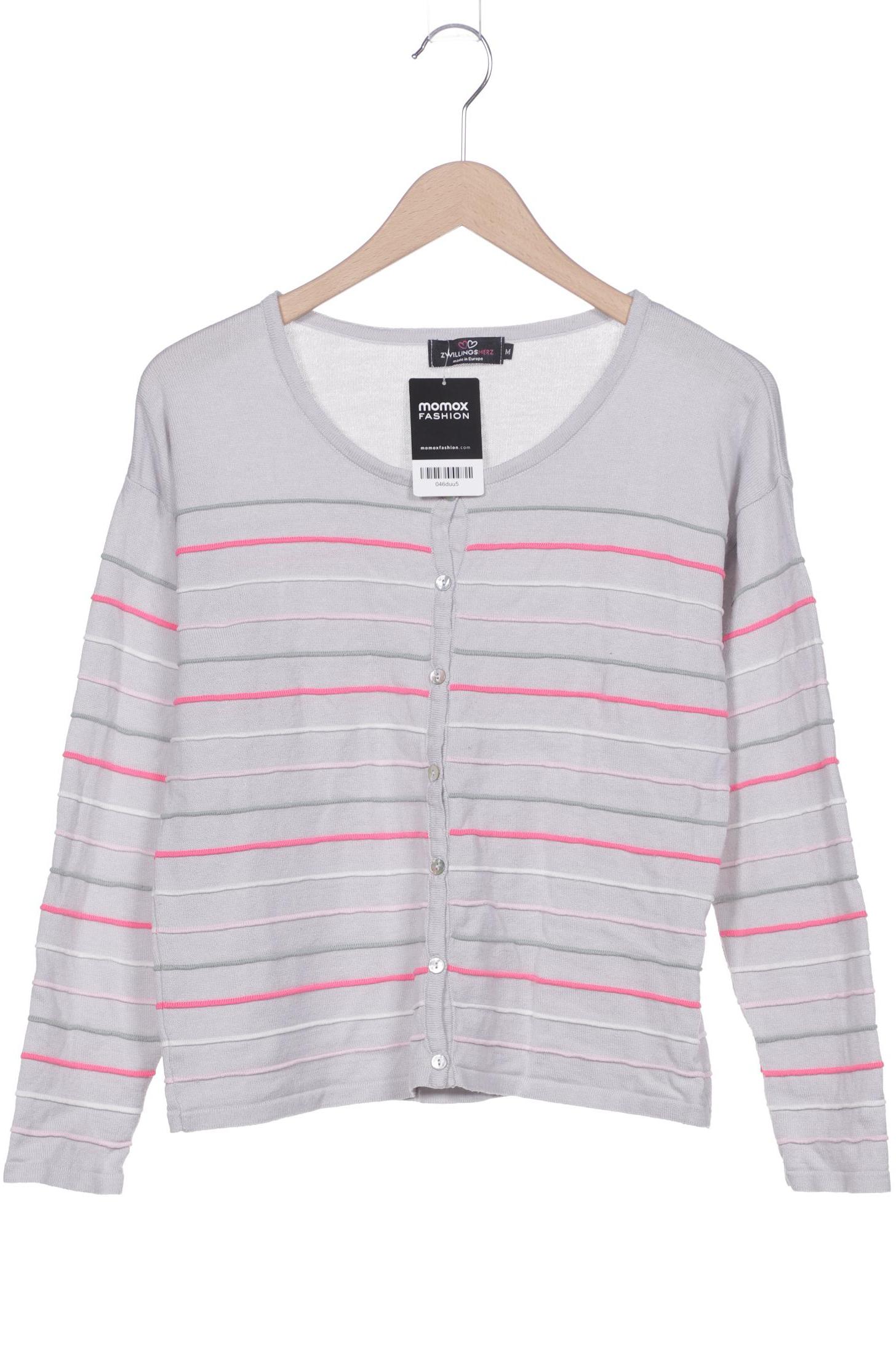 

Zwillingsherz Damen Strickjacke, grau, Gr. 38