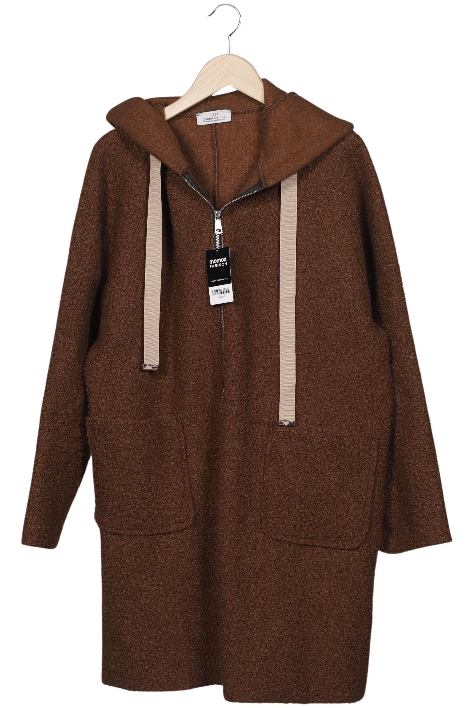 

Zwillingsherz Damen Strickjacke, braun, Gr. 46