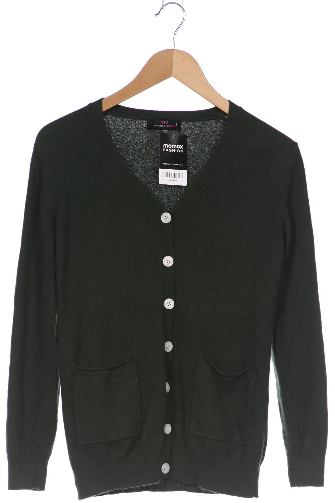 

Zwillingsherz Damen Strickjacke, grün, Gr. 36