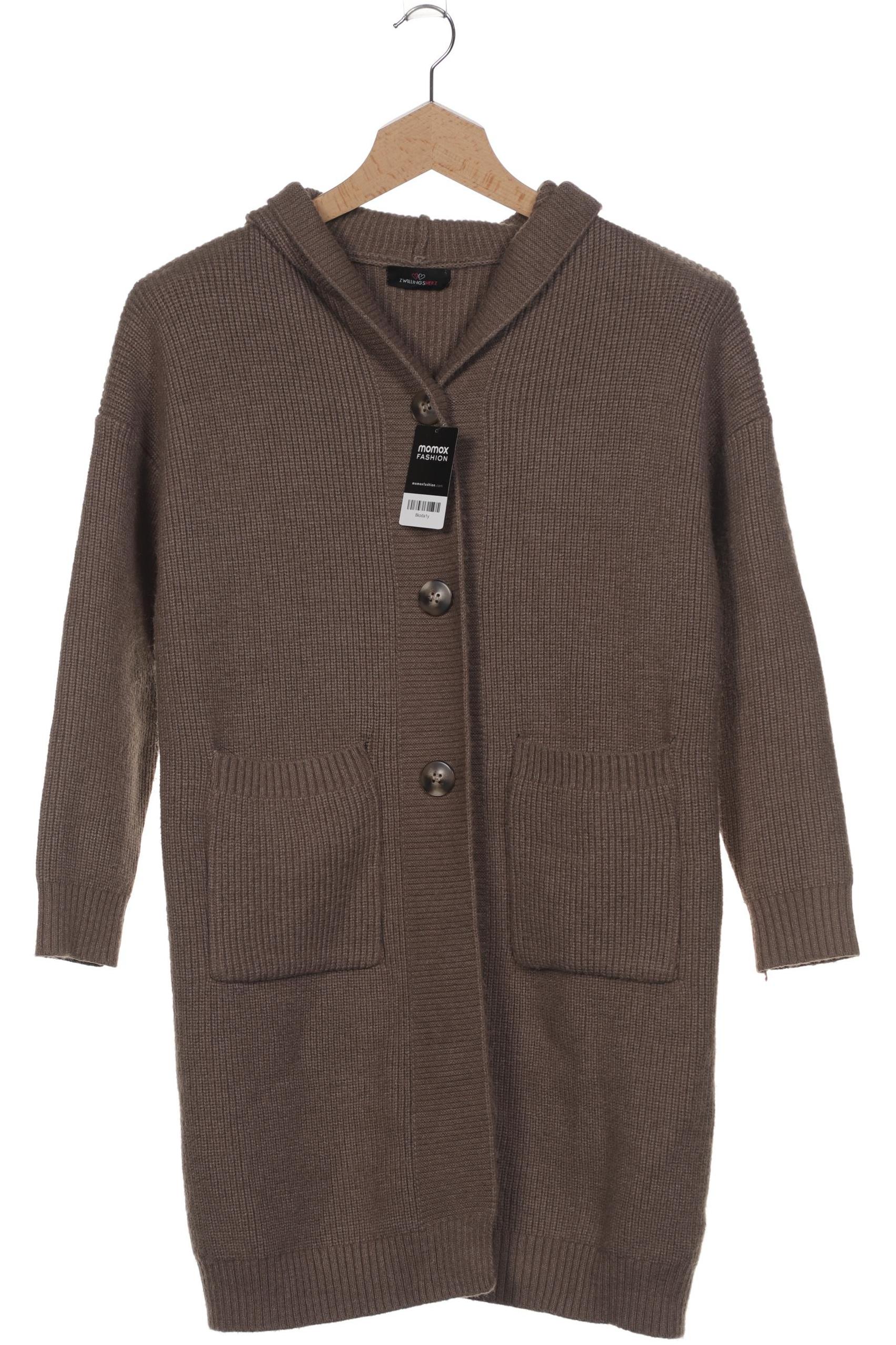 

Zwillingsherz Damen Strickjacke, braun, Gr. 44