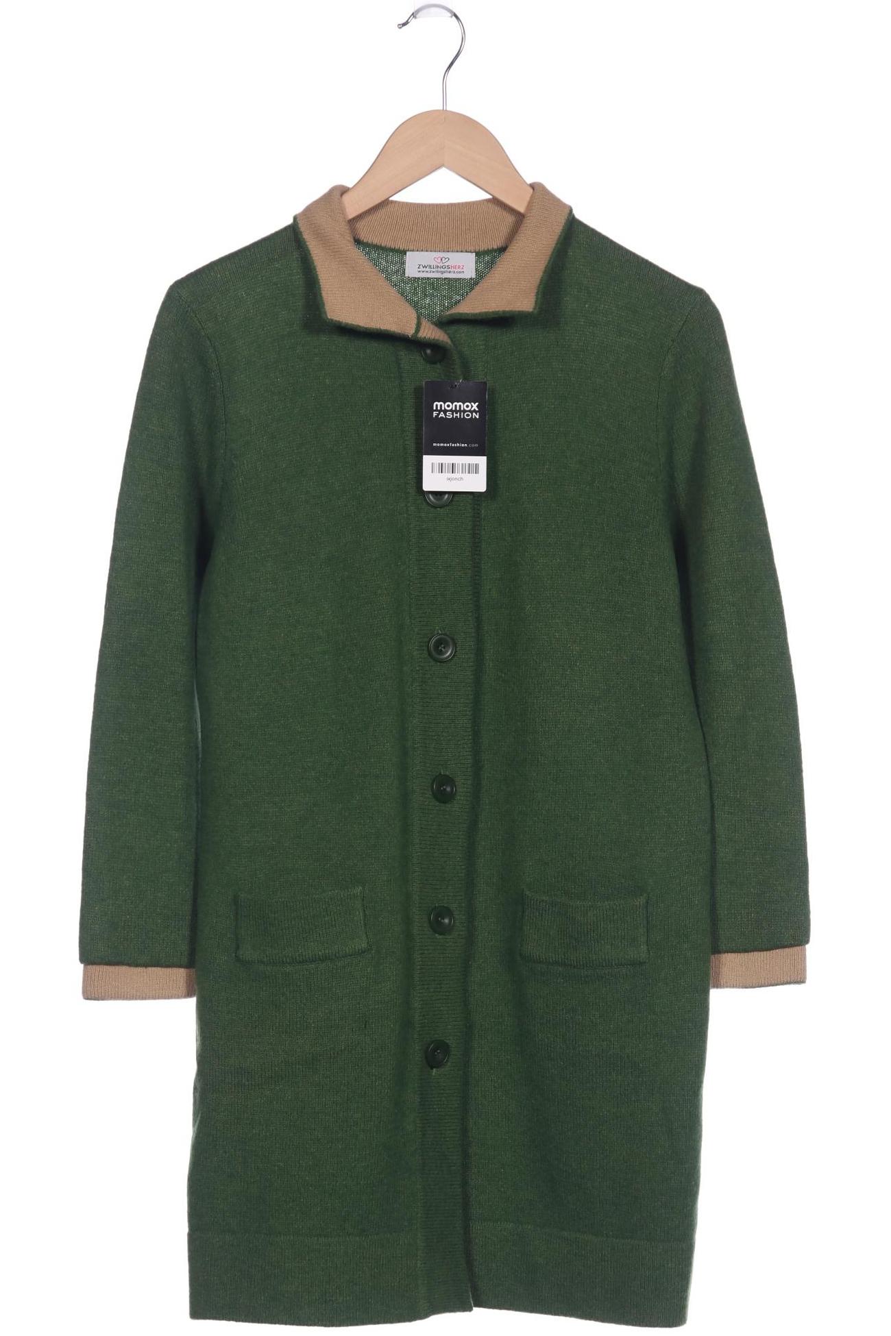

Zwillingsherz Damen Strickjacke, grün, Gr. 42