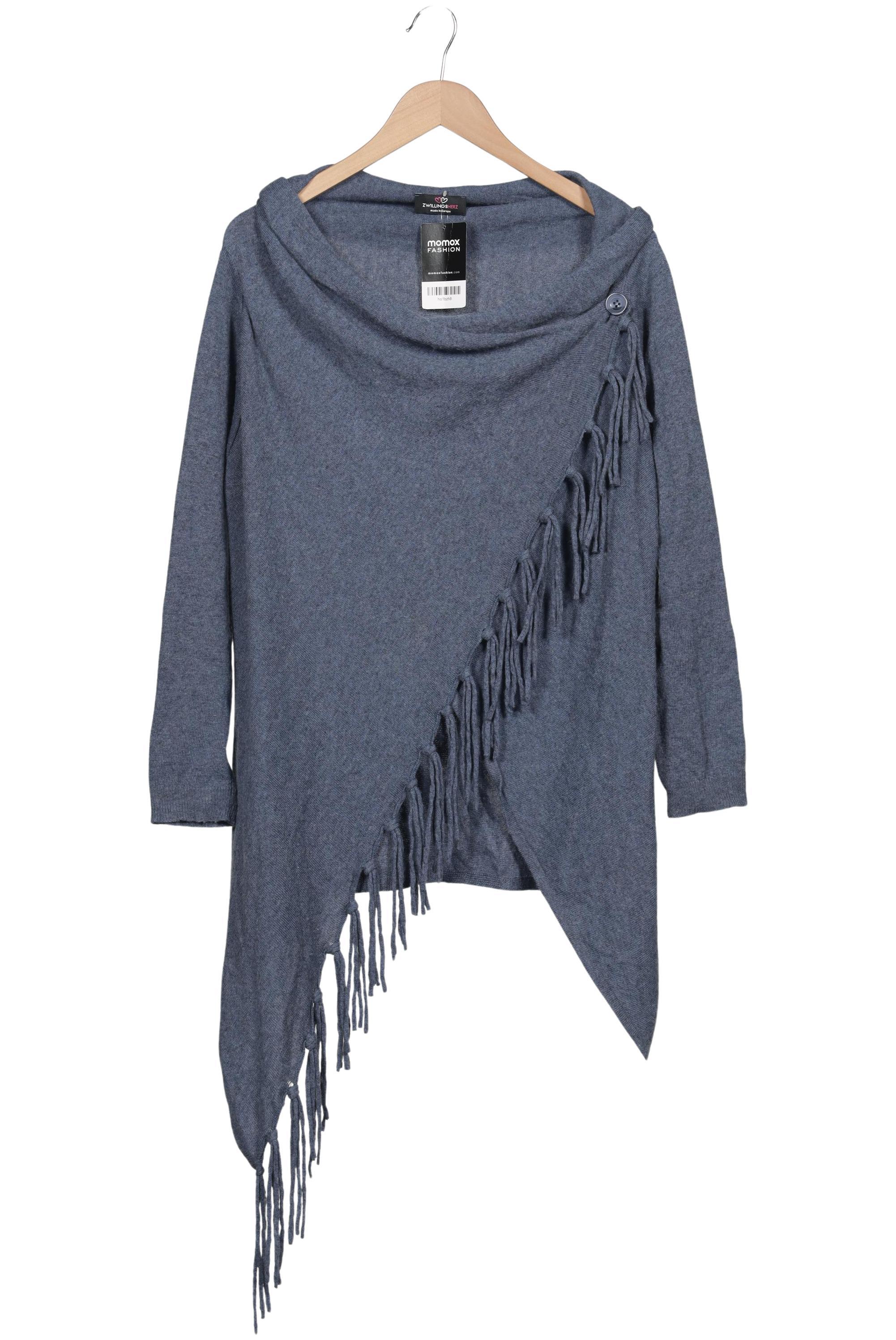 

Zwillingsherz Damen Strickjacke, blau, Gr. 42