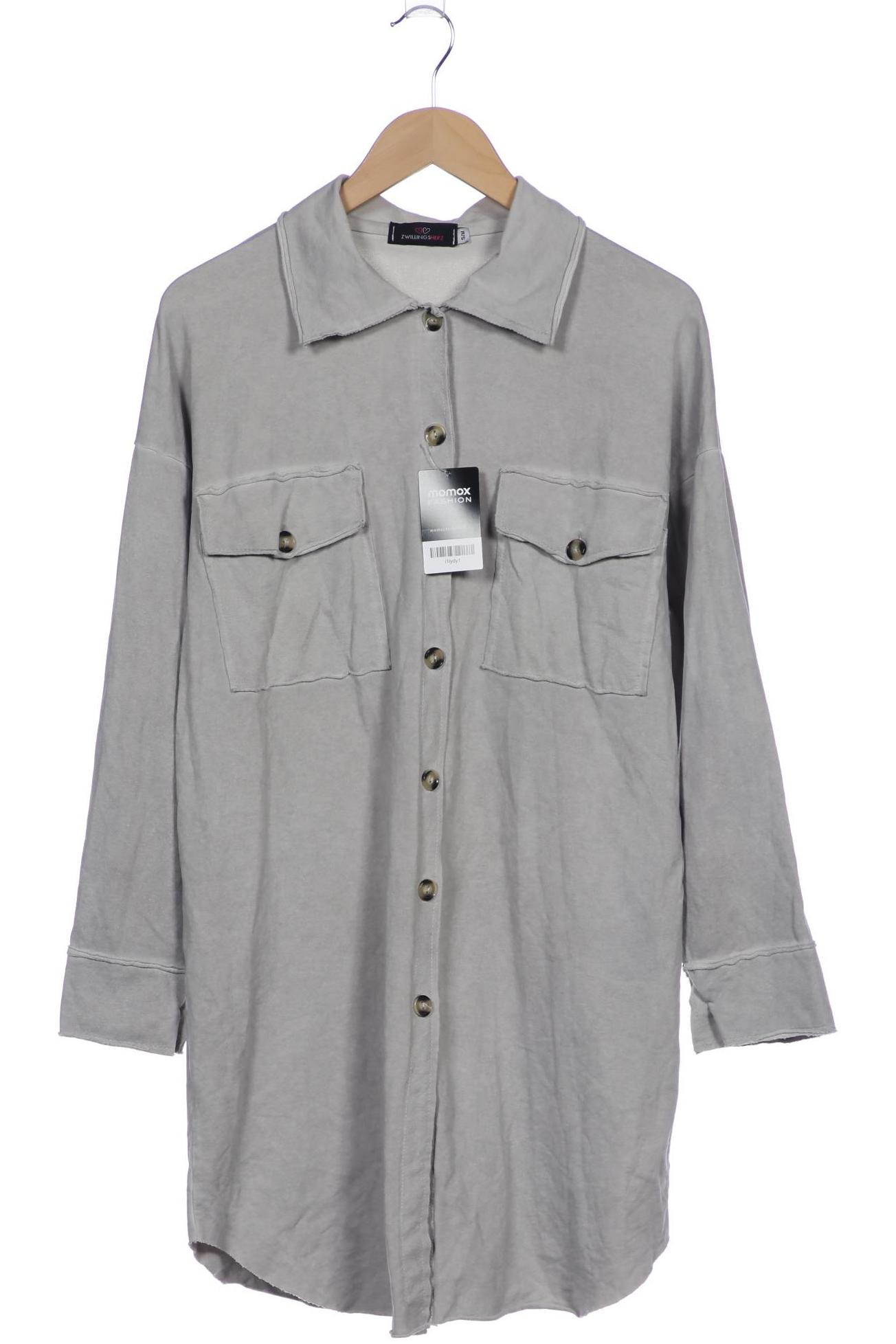 

Zwillingsherz Damen Strickjacke, grau, Gr. 36