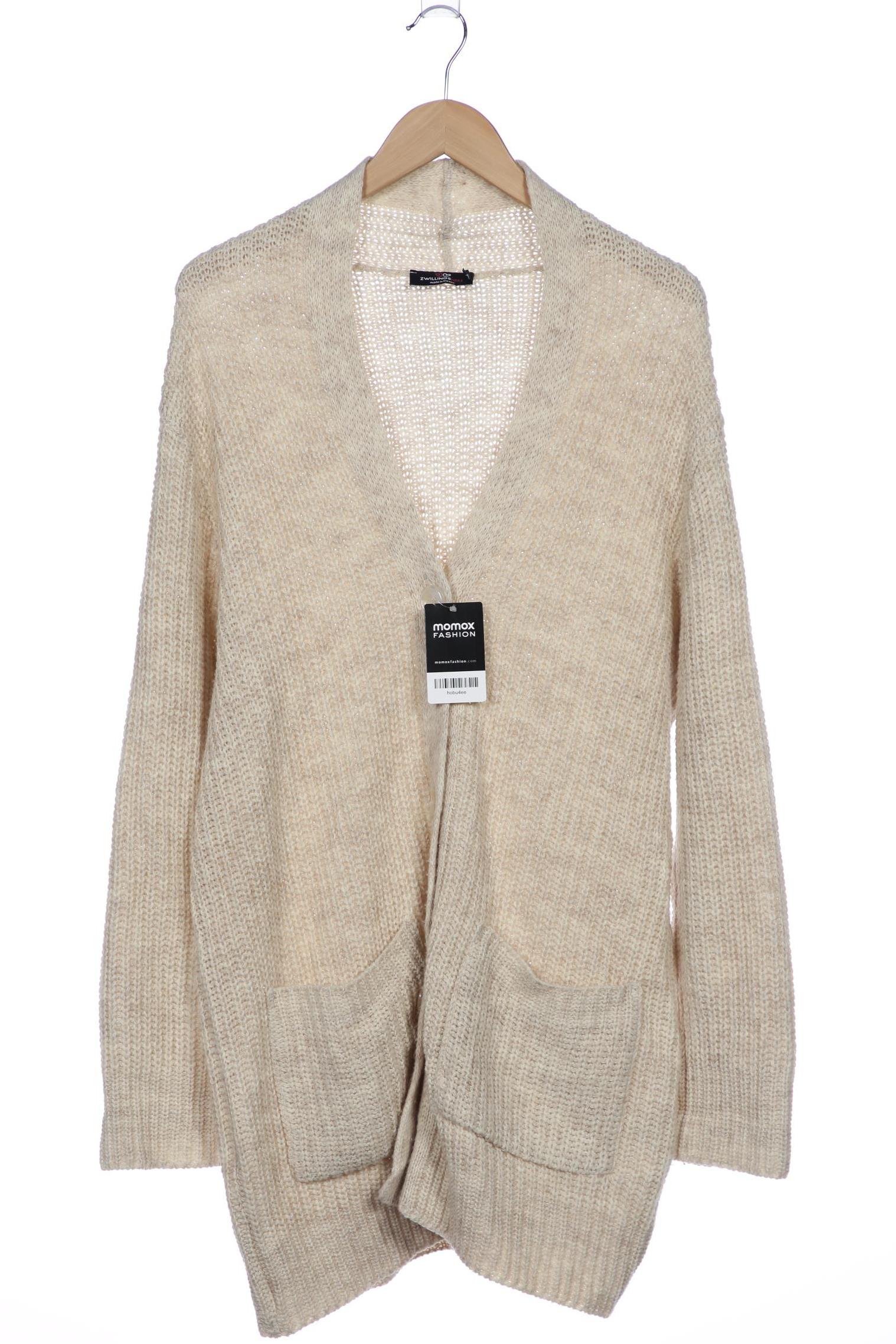 

Zwillingsherz Damen Strickjacke, beige, Gr. 42