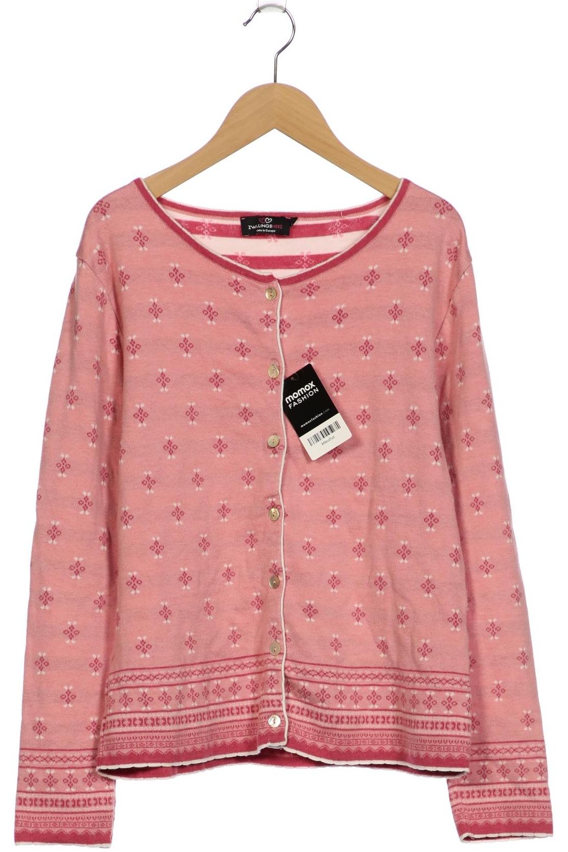 

Zwillingsherz Damen Strickjacke, pink, Gr. 36
