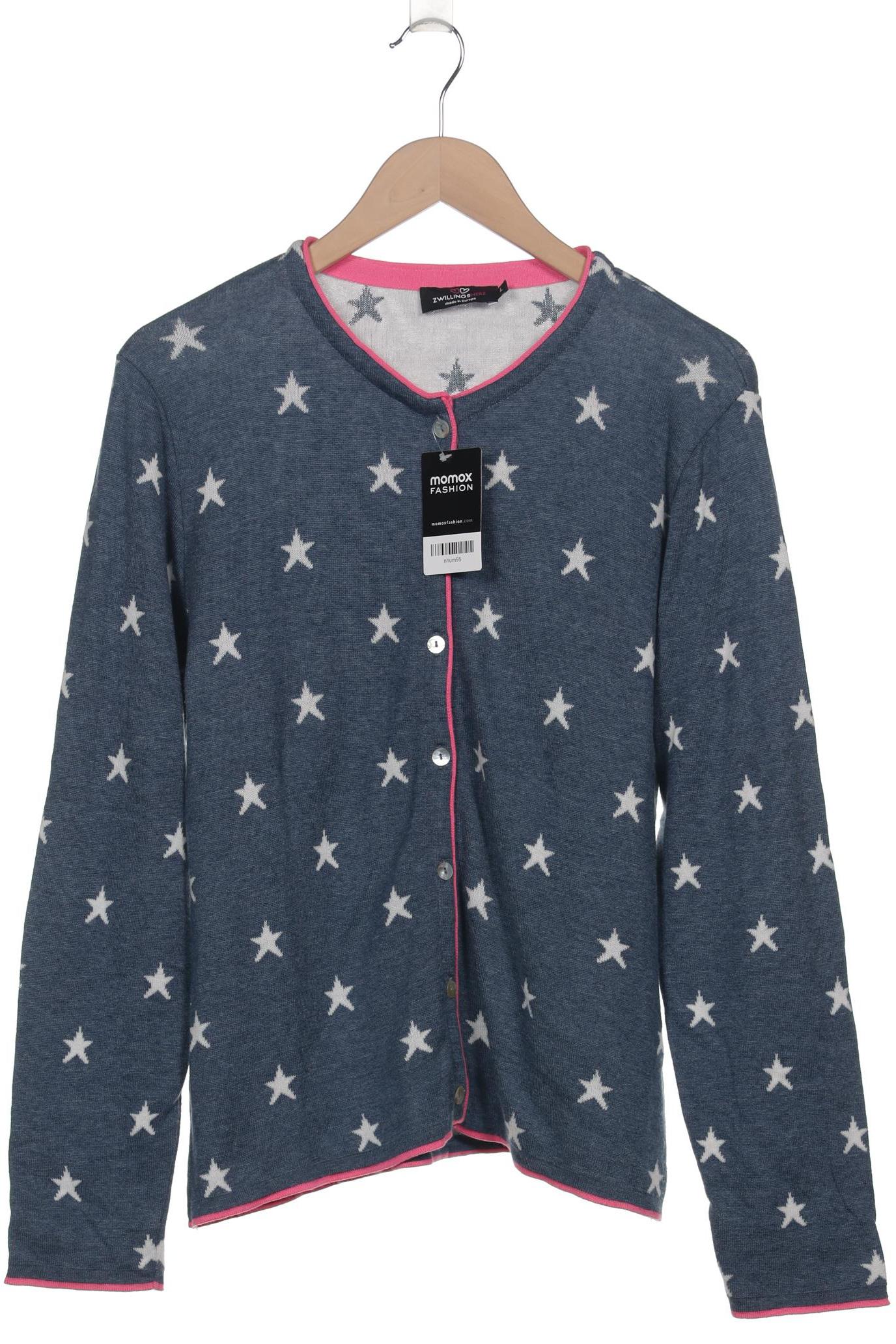 

Zwillingsherz Damen Strickjacke, marineblau, Gr. 42