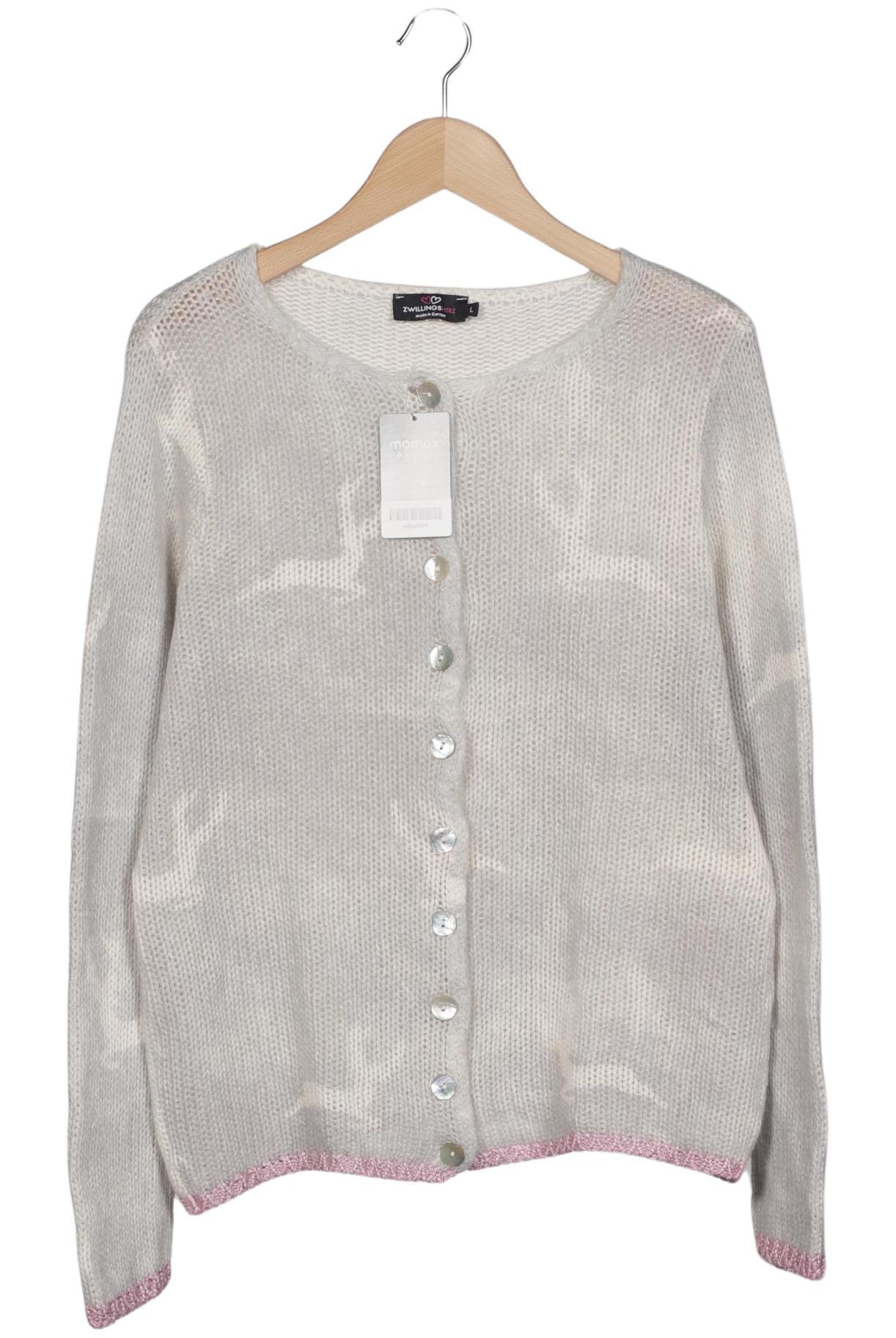 

Zwillingsherz Damen Strickjacke, grau, Gr. 42