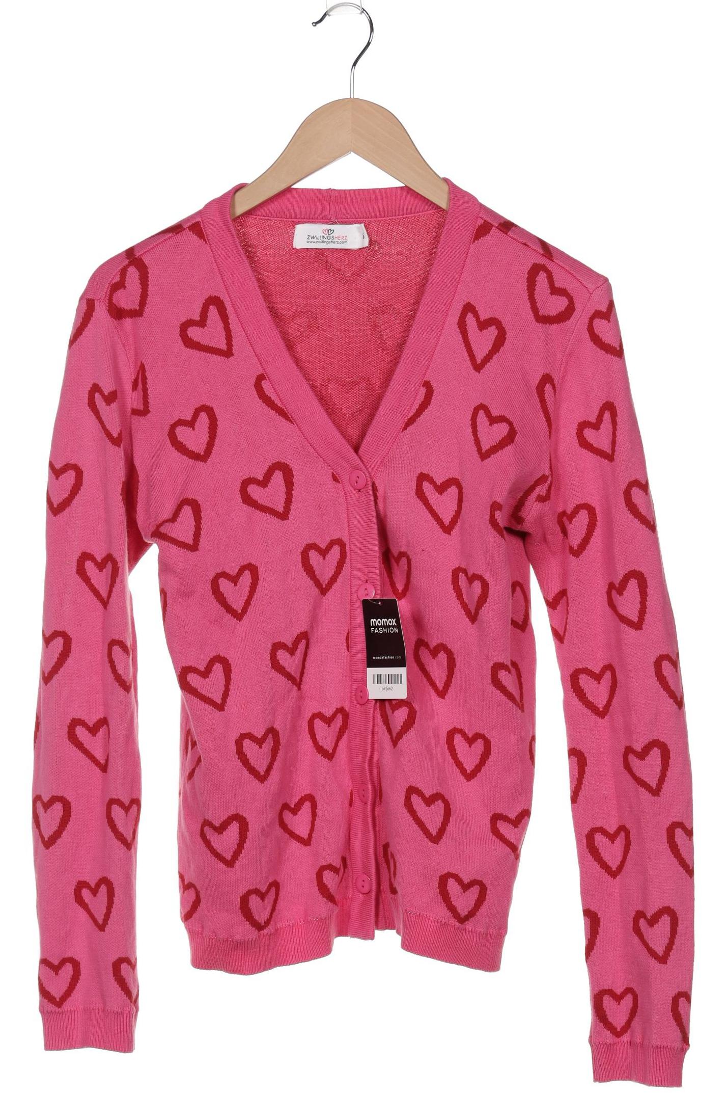 

Zwillingsherz Damen Strickjacke, pink, Gr. 36