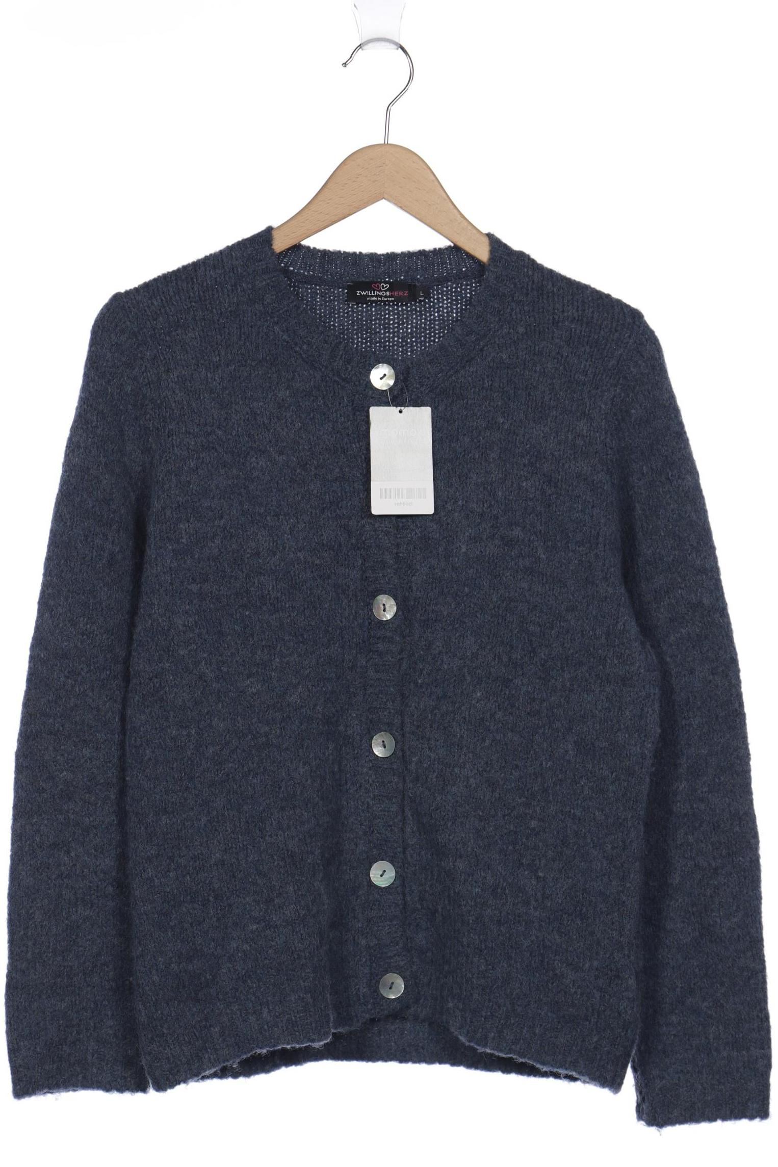 

Zwillingsherz Damen Strickjacke, marineblau
