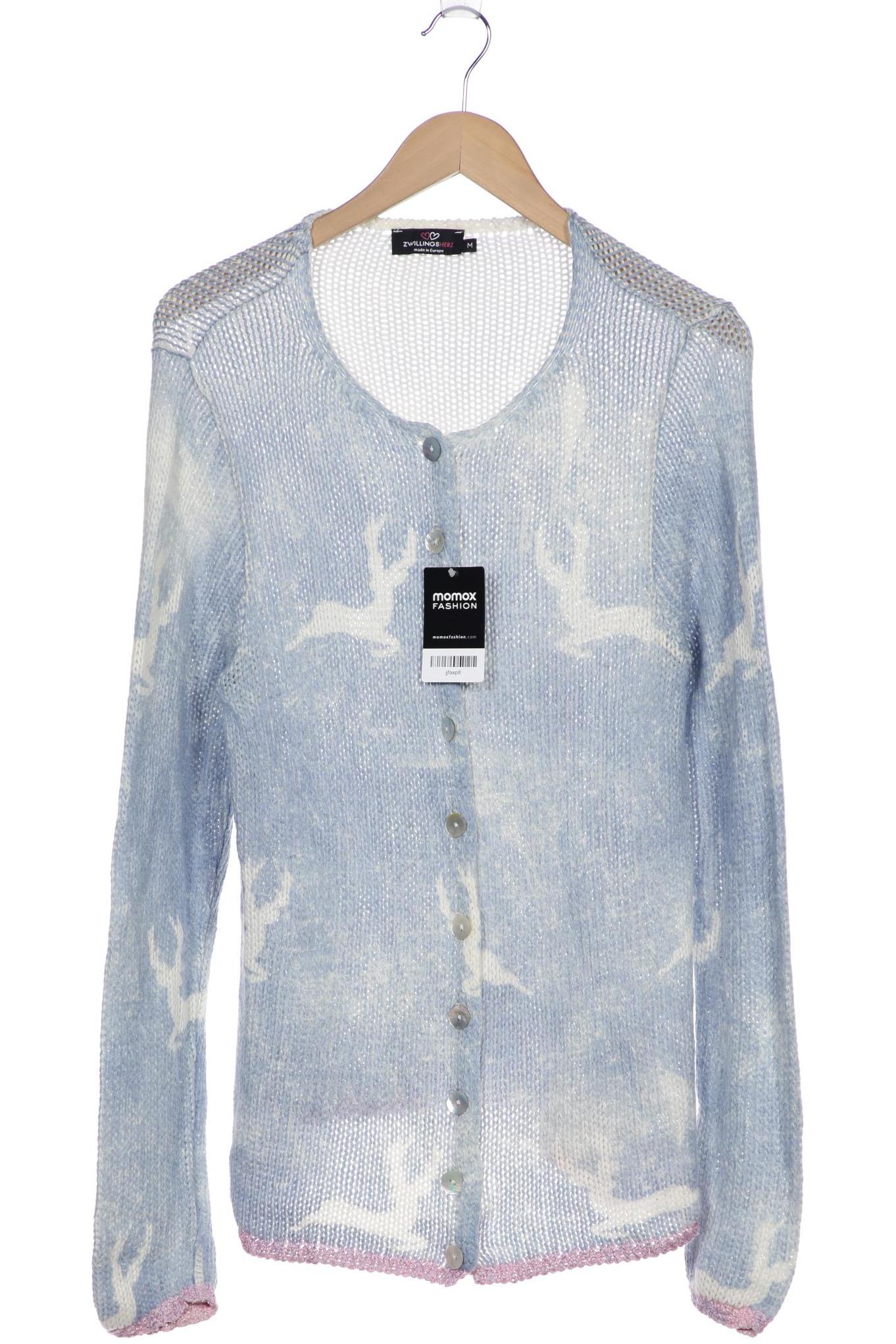 

Zwillingsherz Damen Strickjacke, hellblau, Gr. 38
