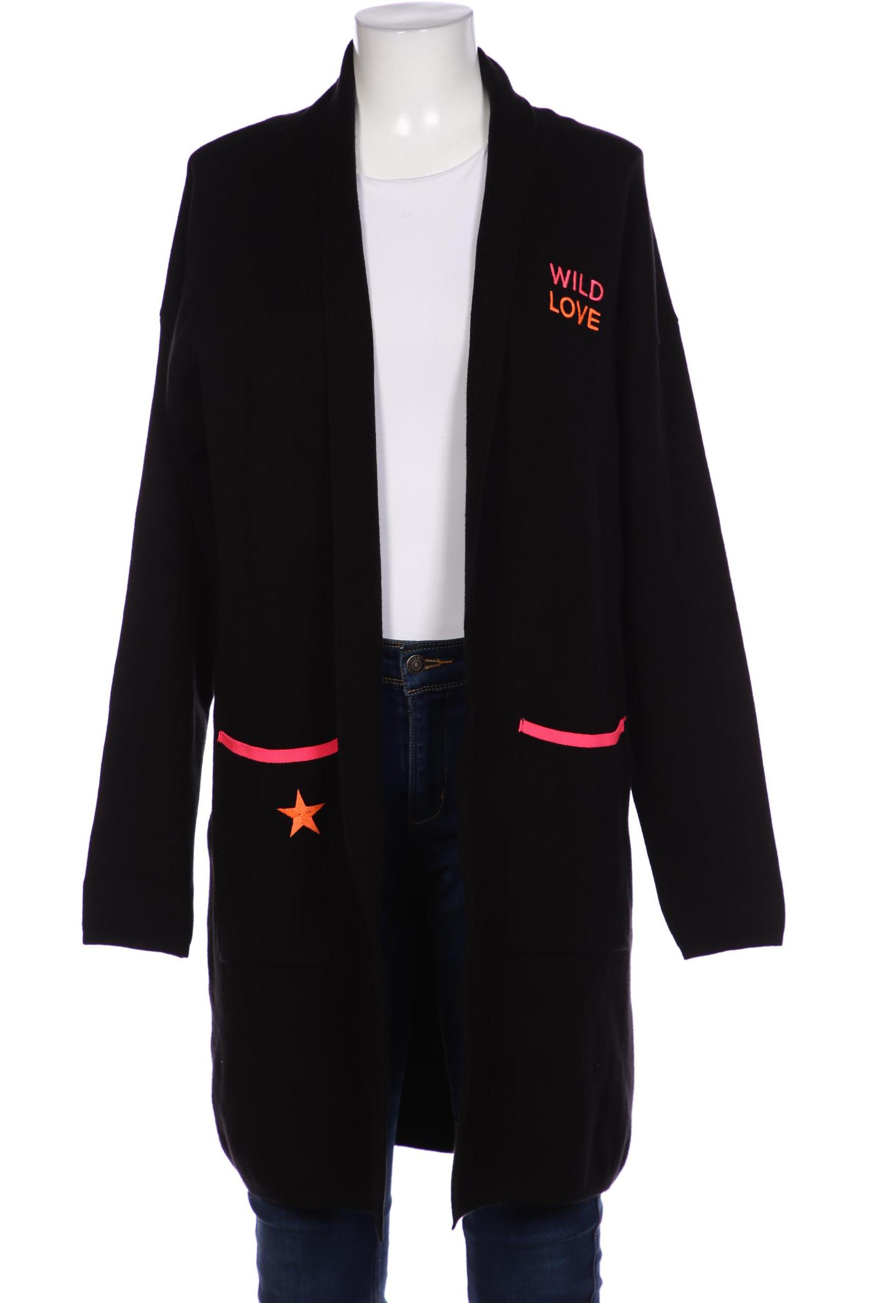 

Zwillingsherz Damen Strickjacke, schwarz, Gr. 38