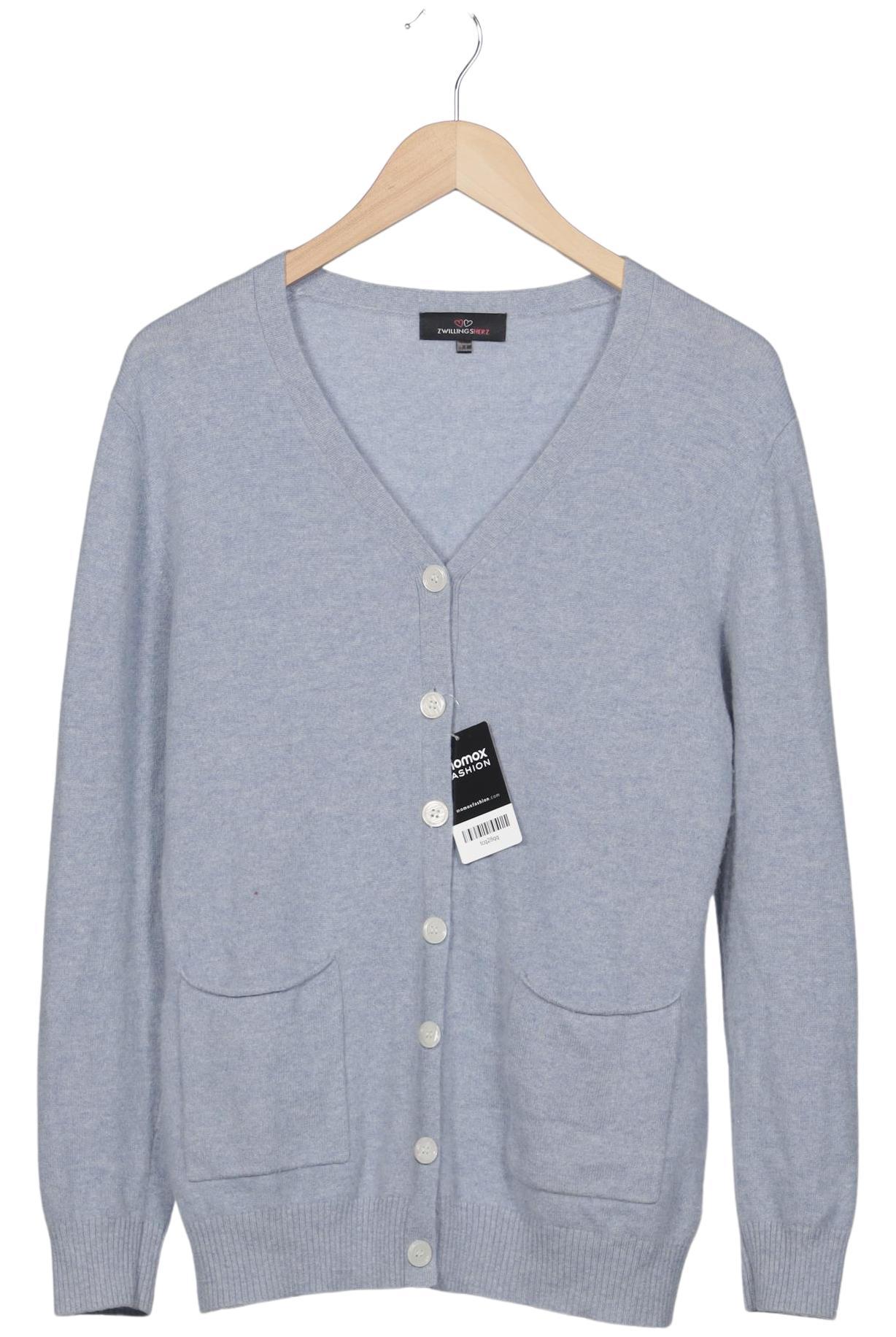 

Zwillingsherz Damen Strickjacke, hellblau, Gr. 38