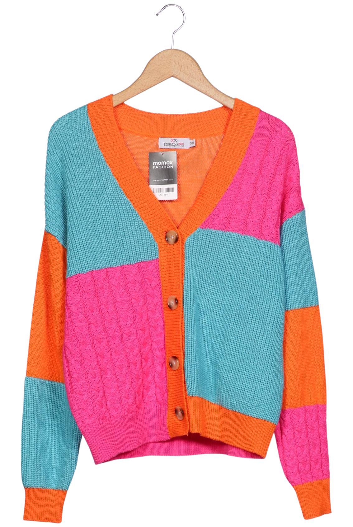 

Zwillingsherz Damen Strickjacke, mehrfarbig, Gr. 36