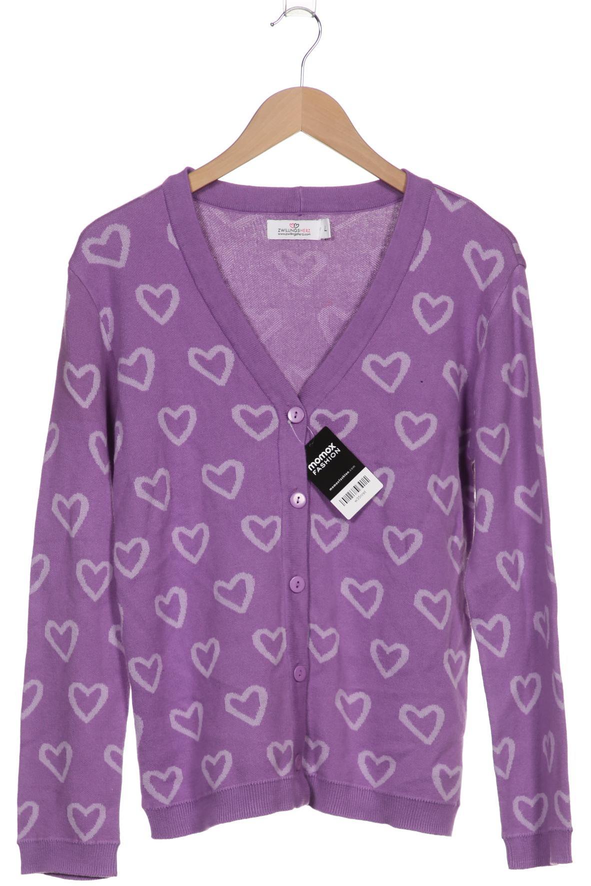 

Zwillingsherz Damen Strickjacke, flieder