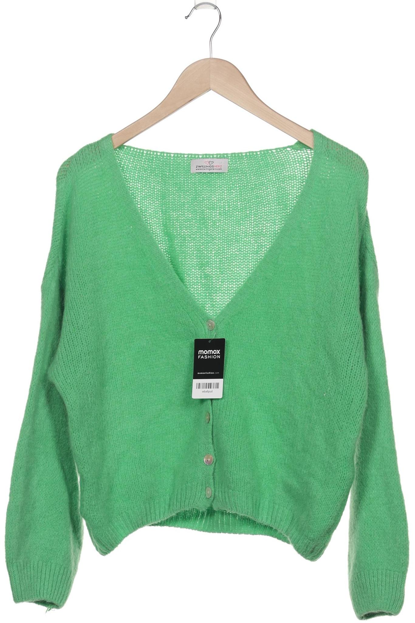 

Zwillingsherz Damen Strickjacke, grün, Gr. 42