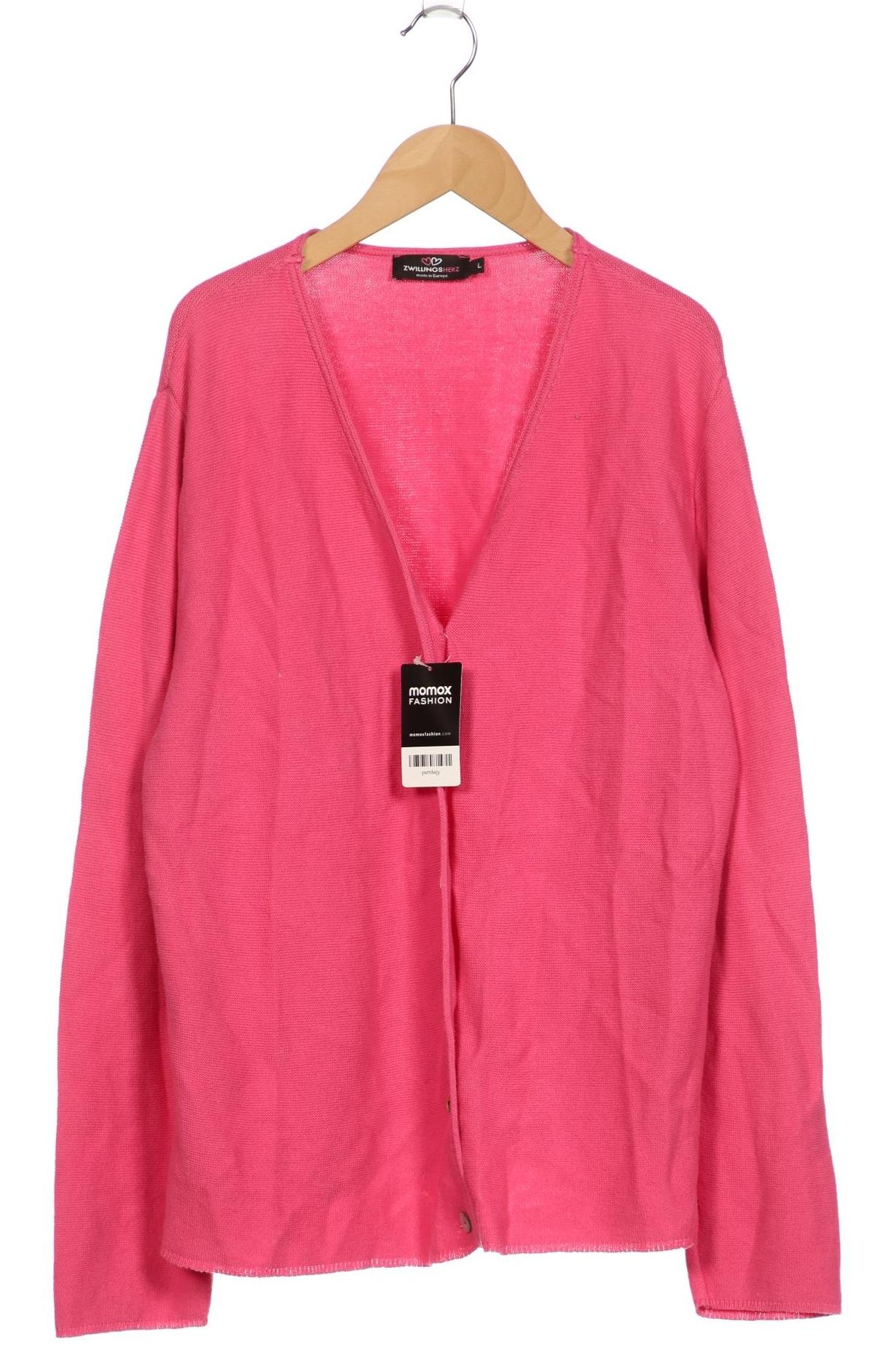 

Zwillingsherz Damen Strickjacke, pink, Gr. 42