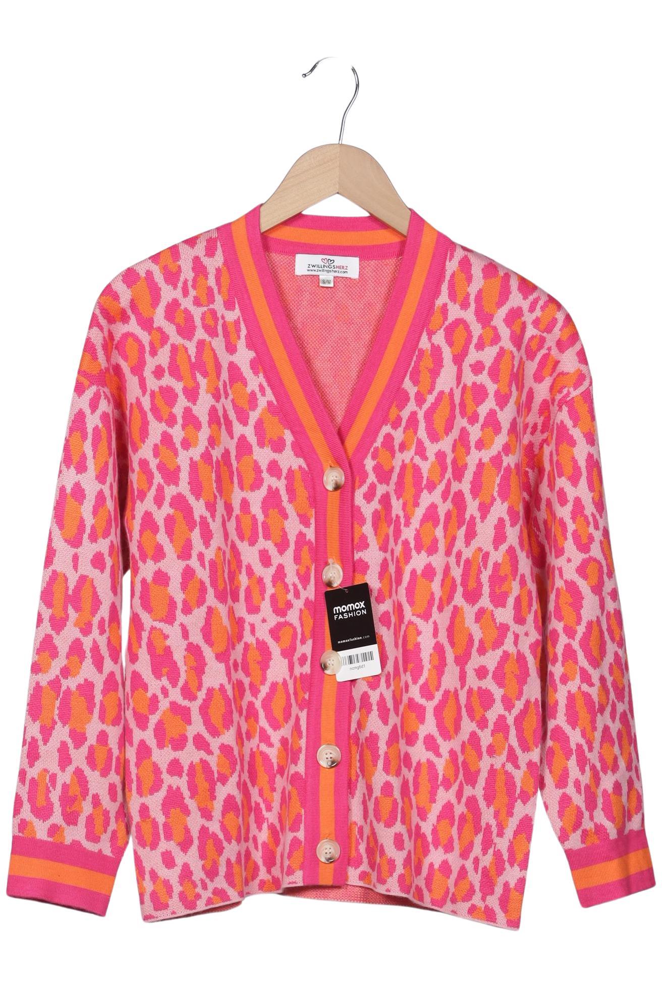 

Zwillingsherz Damen Strickjacke, pink, Gr. 36