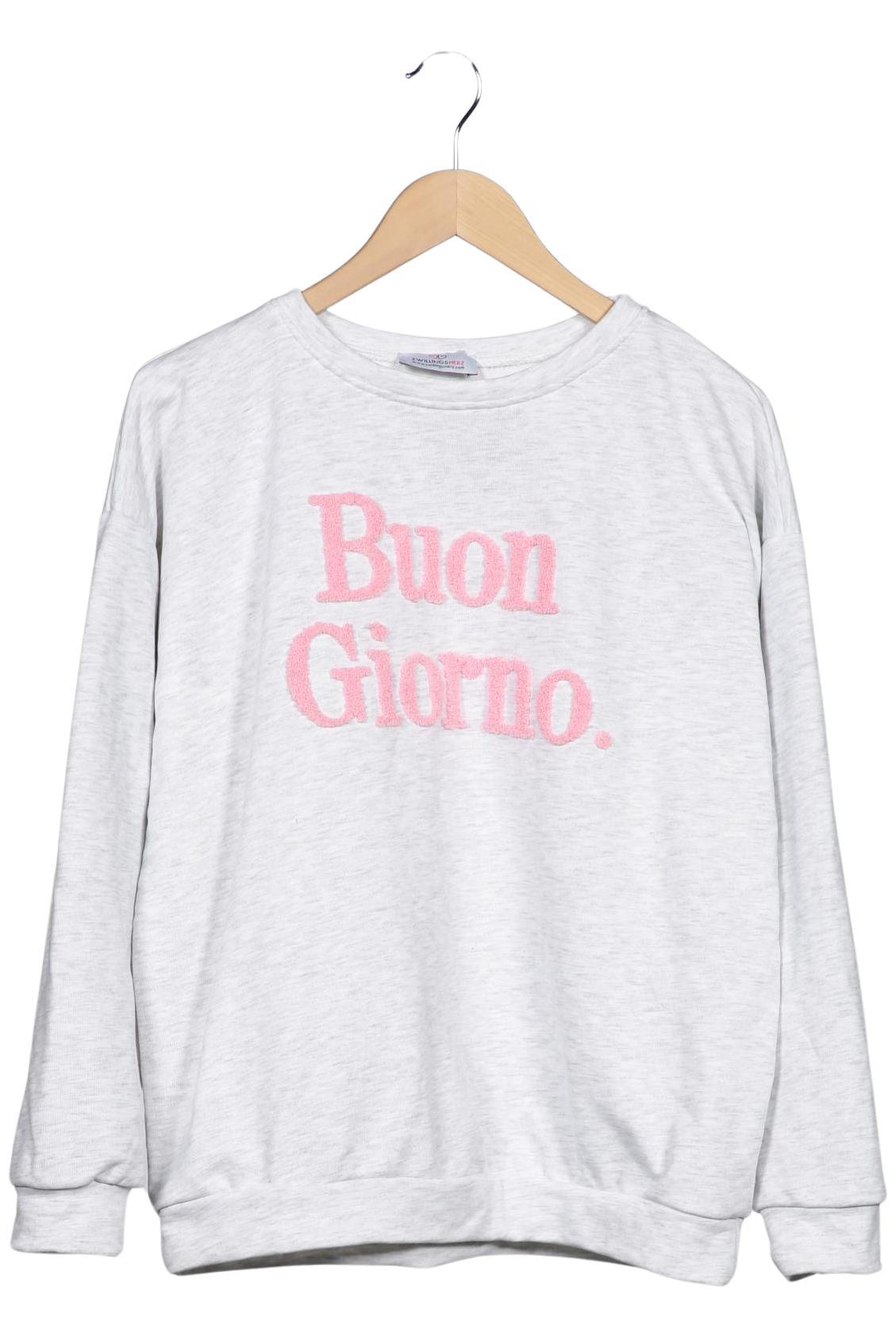 

Zwillingsherz Damen Sweatshirt, grau, Gr. 44