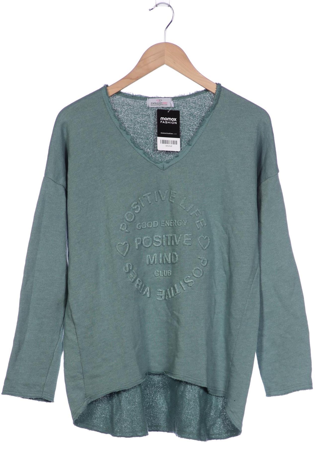 

Zwillingsherz Damen Sweatshirt, türkis, Gr. 36