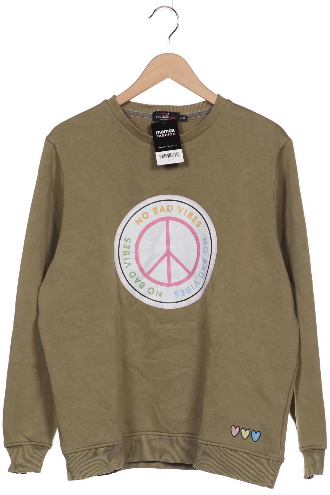 

Zwillingsherz Damen Sweatshirt, grün, Gr. 42