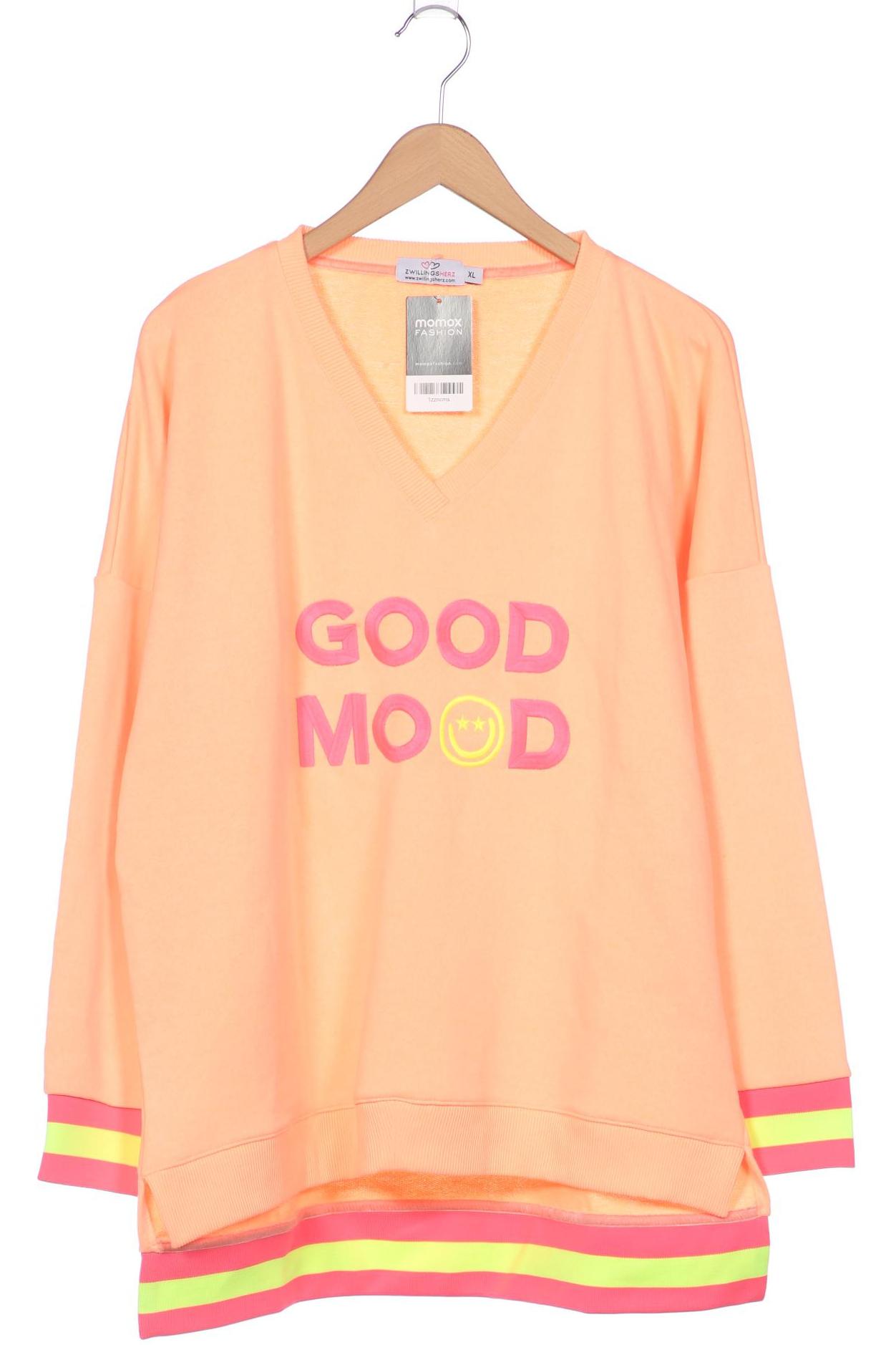 

Zwillingsherz Damen Sweatshirt, orange, Gr. 44