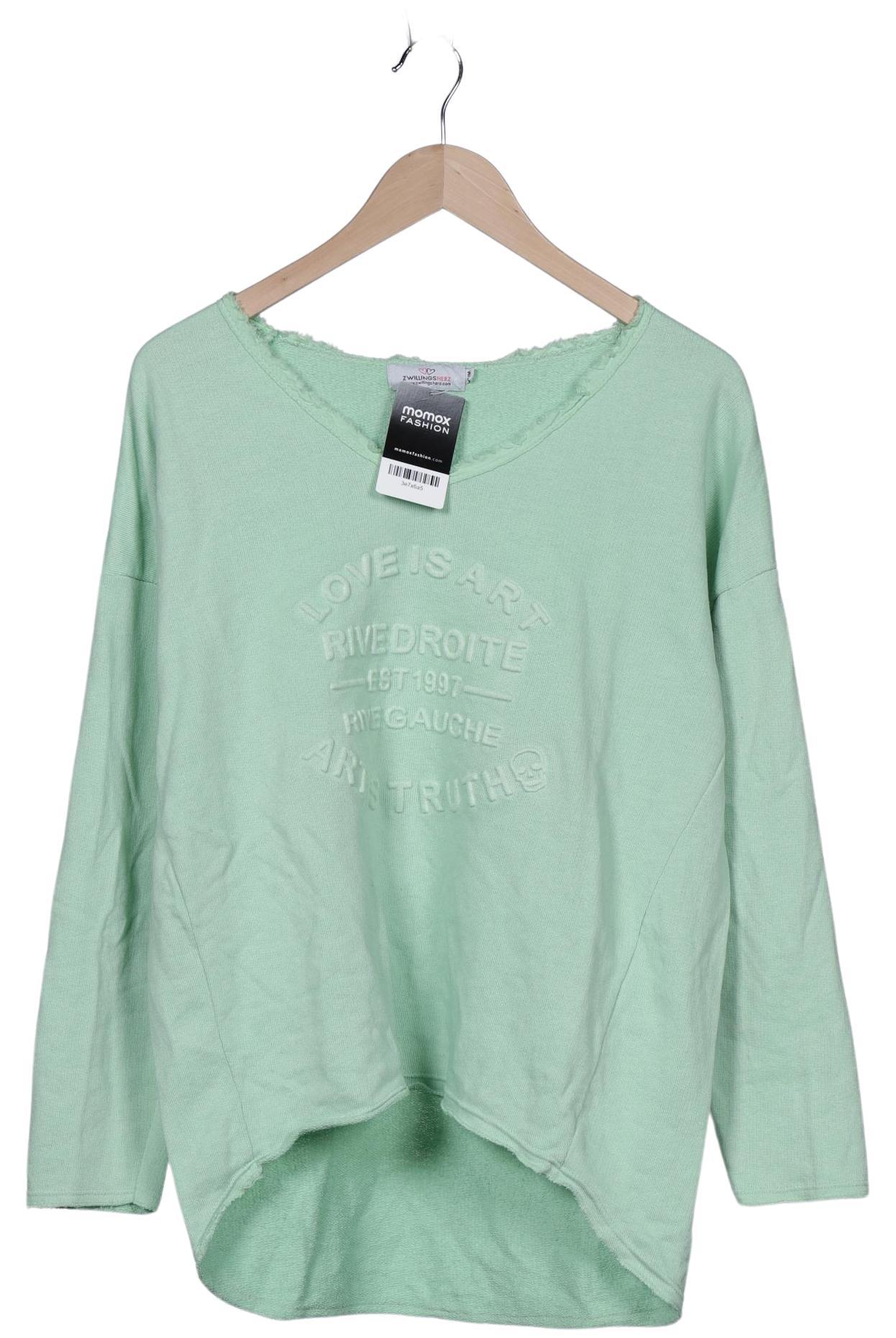 

Zwillingsherz Damen Sweatshirt, hellgrün, Gr. 36