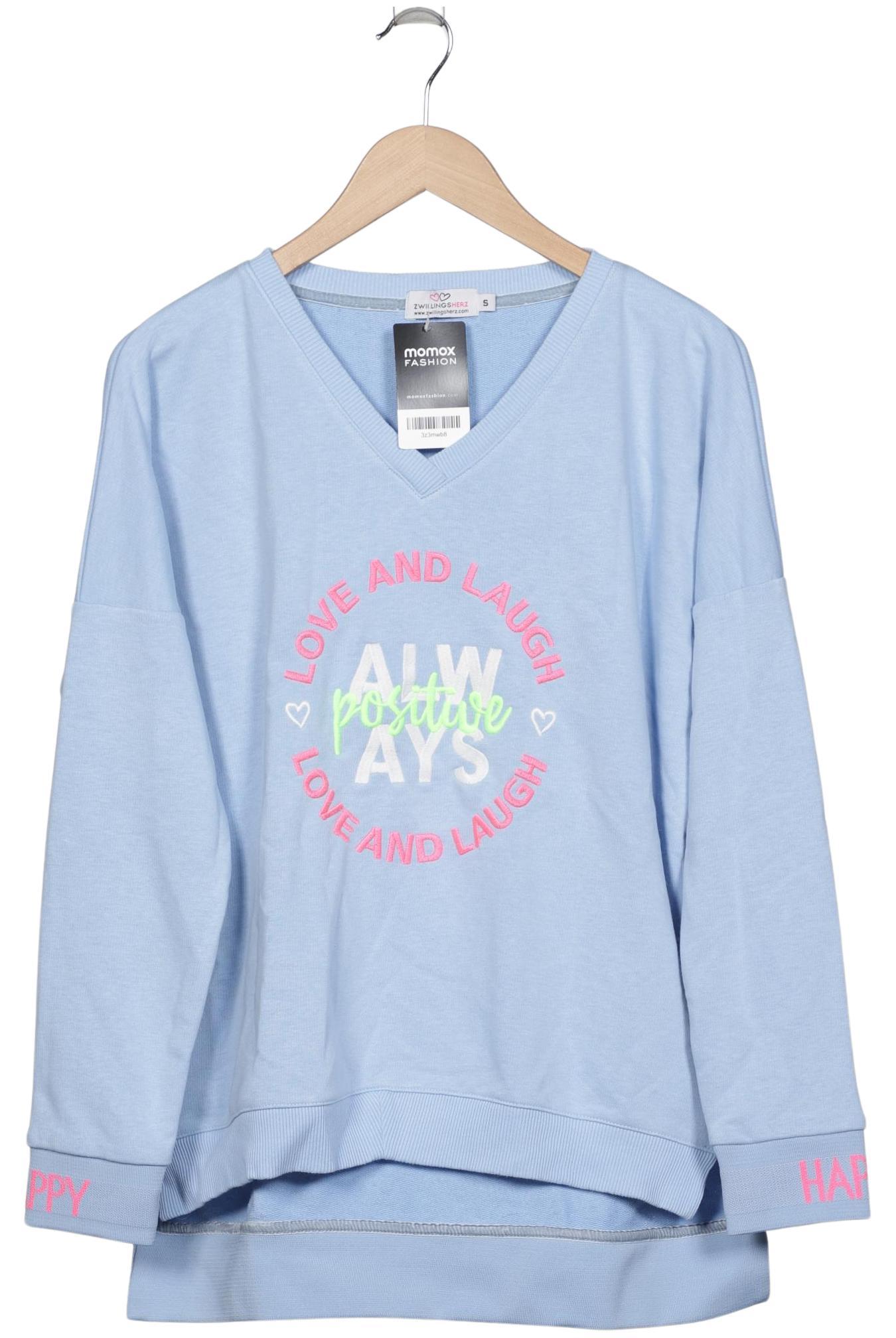 

Zwillingsherz Damen Sweatshirt, hellblau, Gr. 36