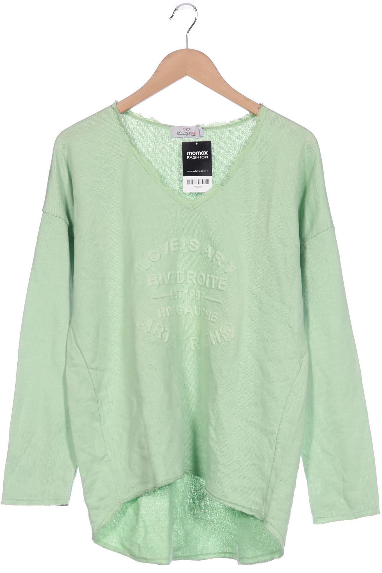 

Zwillingsherz Damen Sweatshirt, hellgrün, Gr. 42