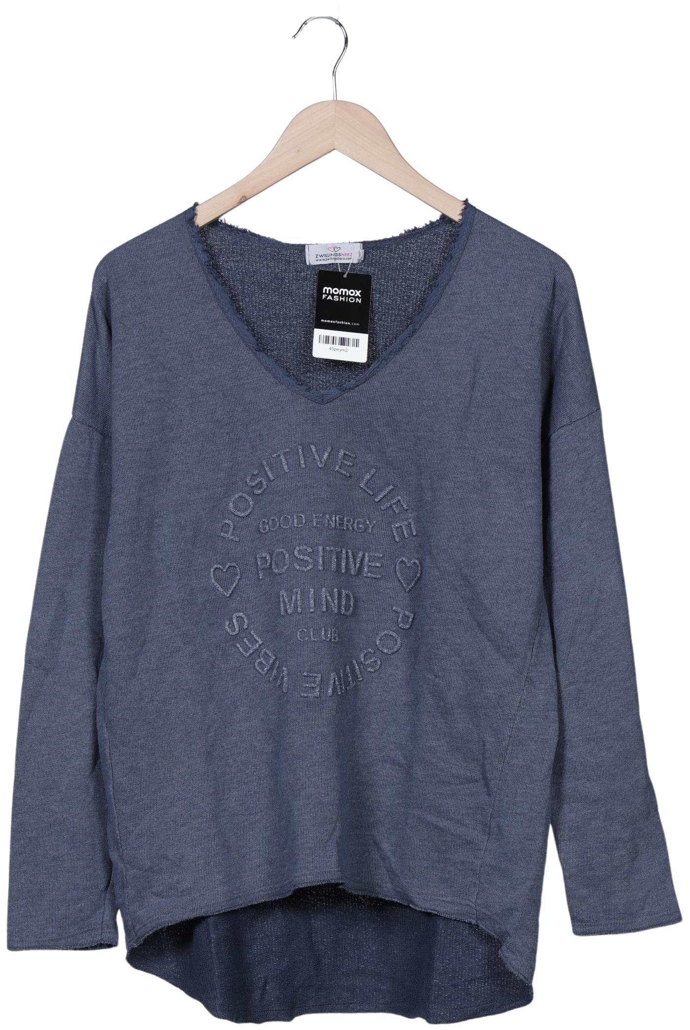 

Zwillingsherz Damen Sweatshirt, blau, Gr. 36