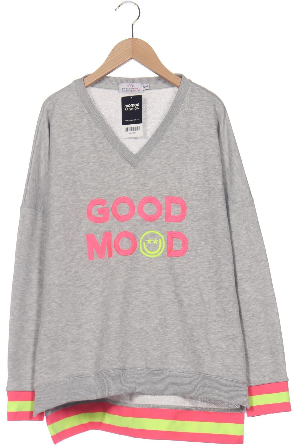 

Zwillingsherz Damen Sweatshirt, grau, Gr. 36