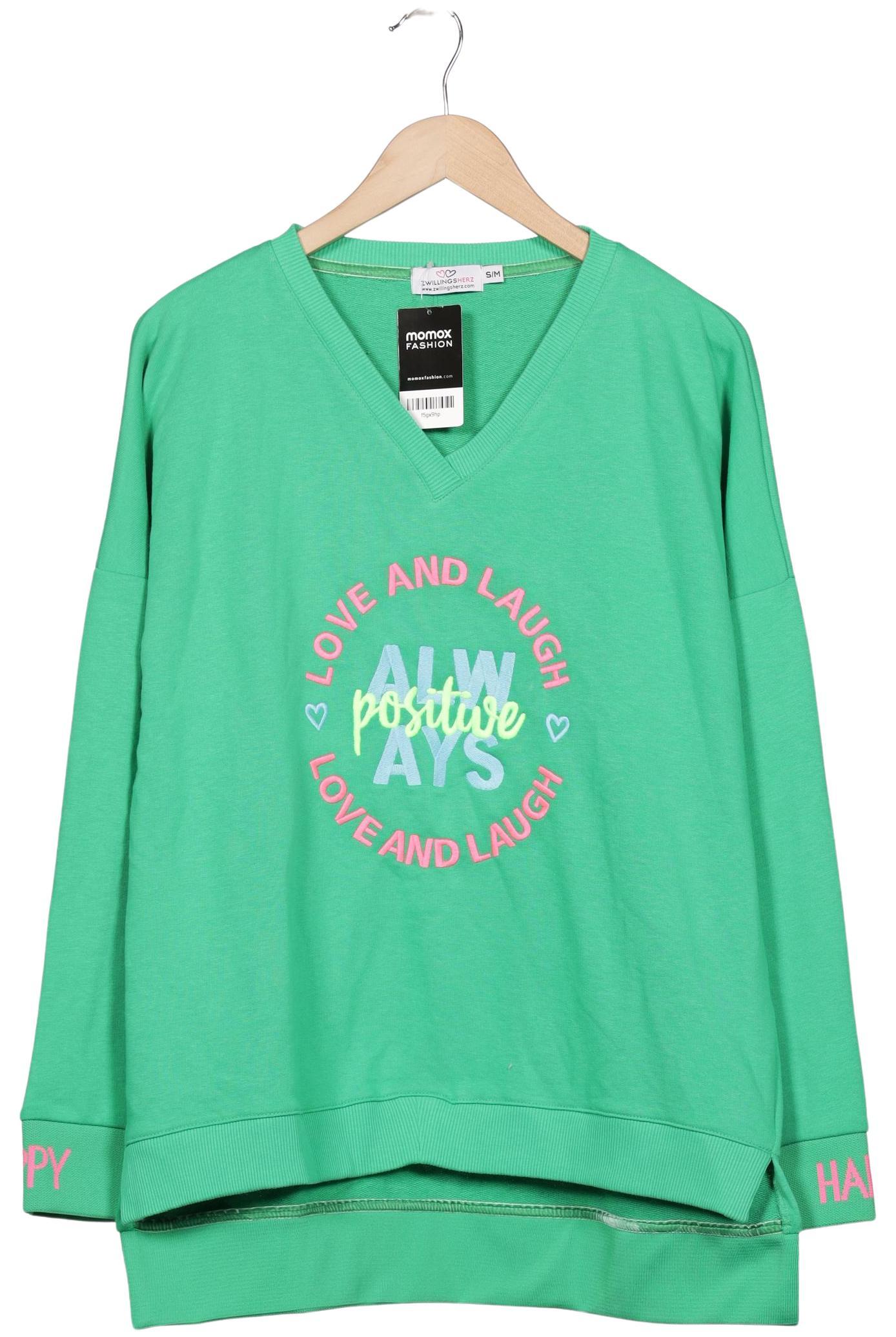 

Zwillingsherz Damen Sweatshirt, grün, Gr. 36