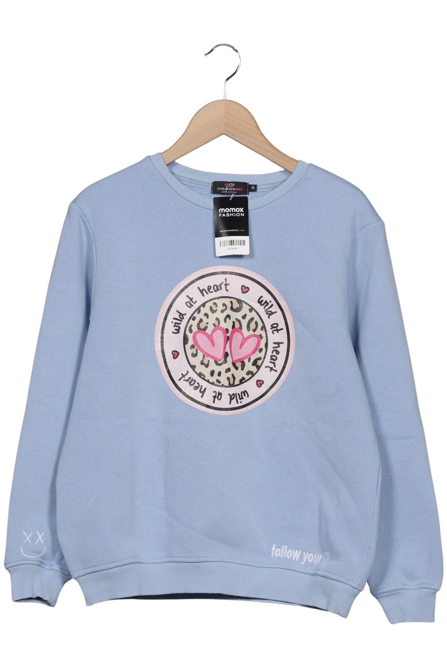 

Zwillingsherz Damen Sweatshirt, hellblau, Gr. 38