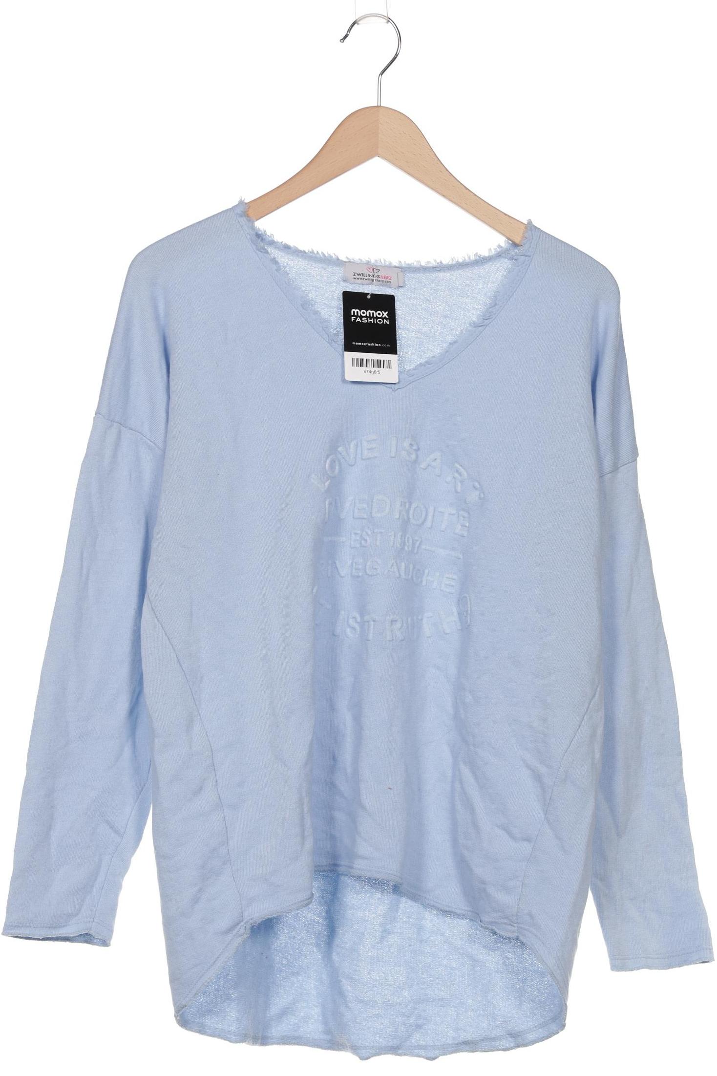

Zwillingsherz Damen Sweatshirt, hellblau, Gr. 42
