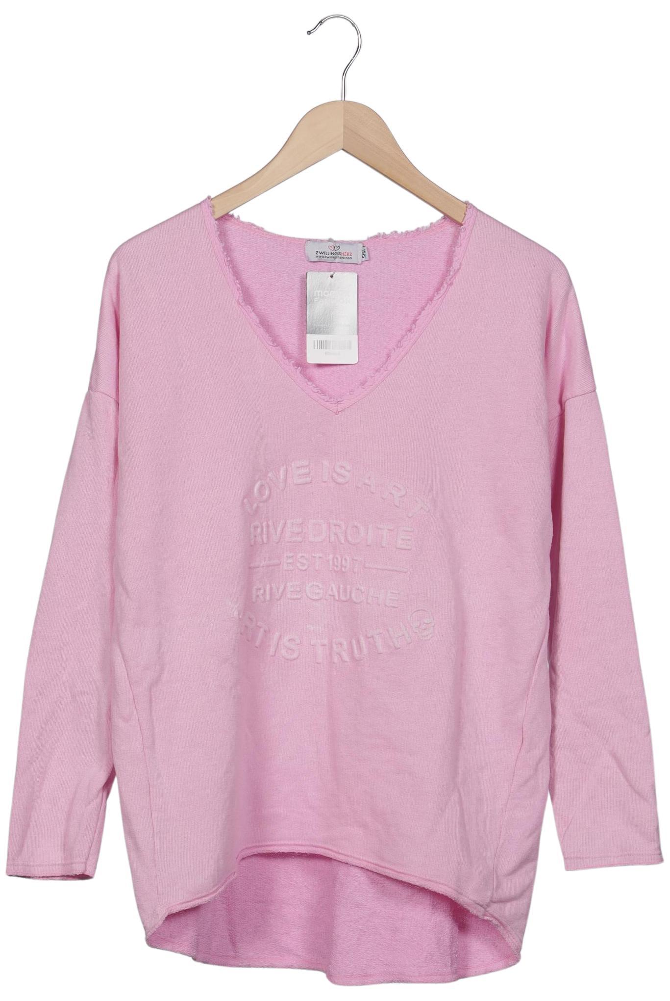 

Zwillingsherz Damen Sweatshirt, pink, Gr. 36