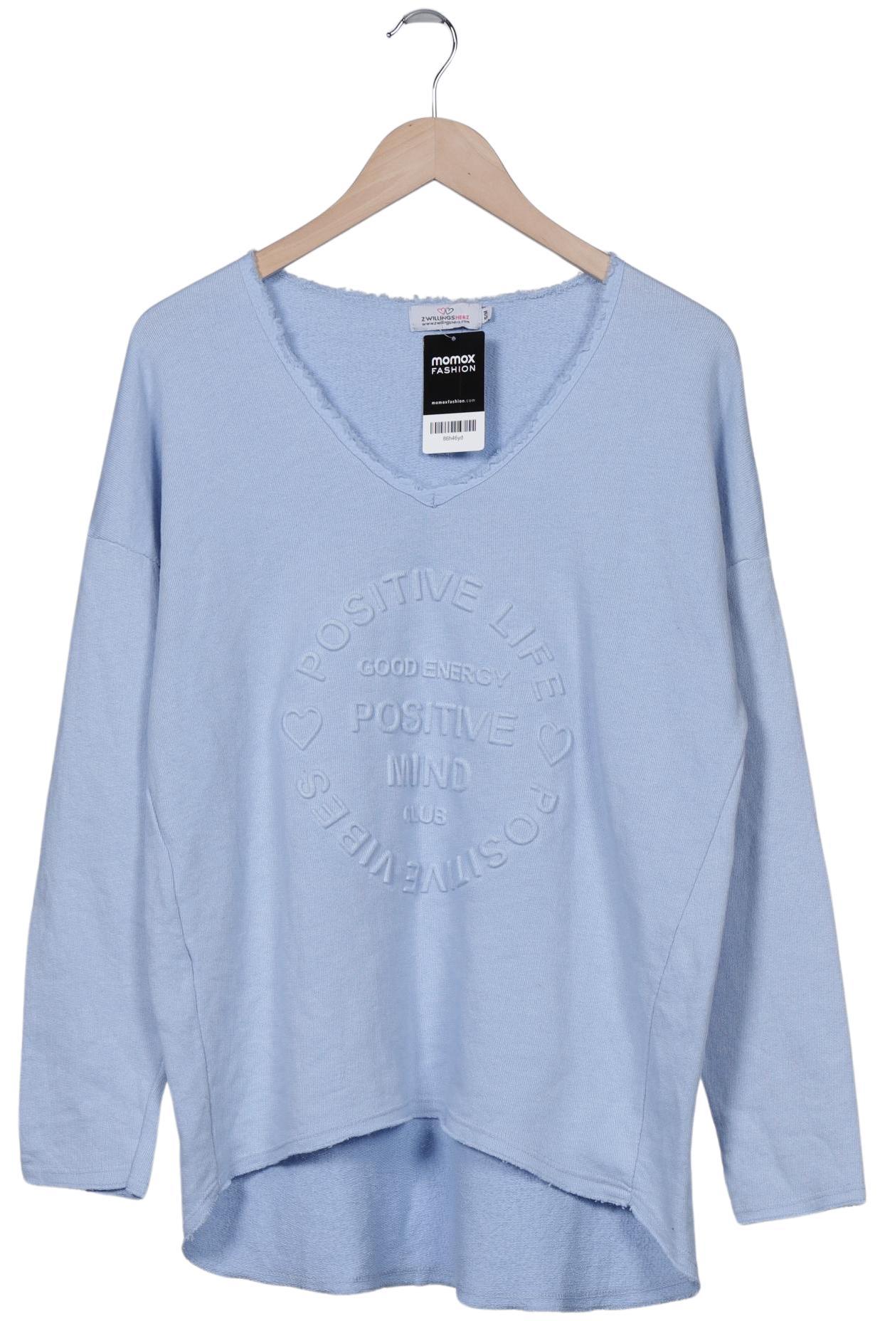 

Zwillingsherz Damen Sweatshirt, blau, Gr. 36