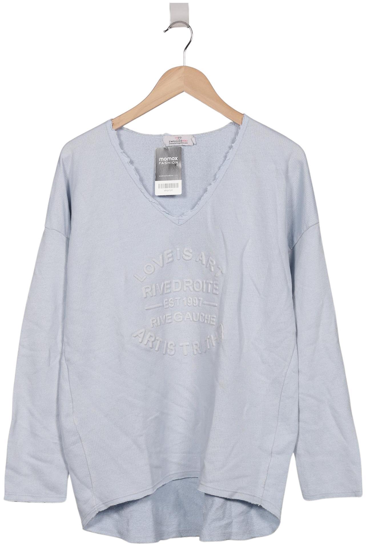 

Zwillingsherz Damen Sweatshirt, hellblau, Gr. 42