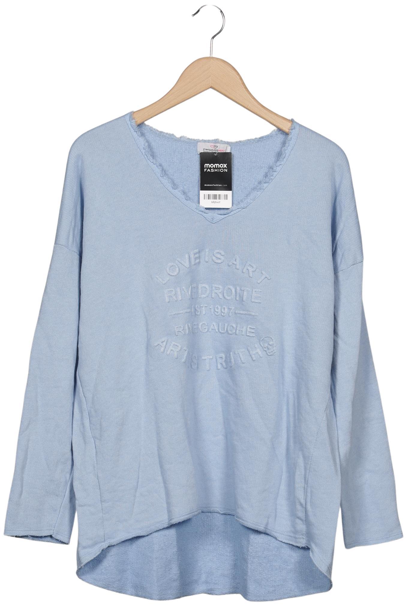 

Zwillingsherz Damen Sweatshirt, hellblau, Gr. 42