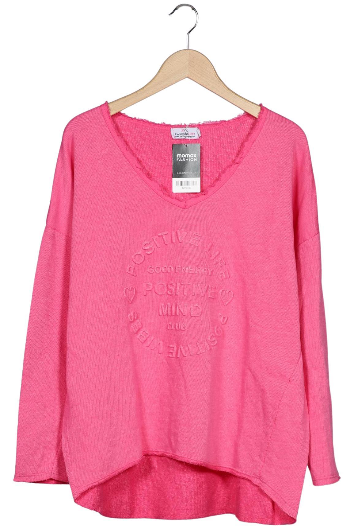 

Zwillingsherz Damen Sweatshirt, pink, Gr. 42