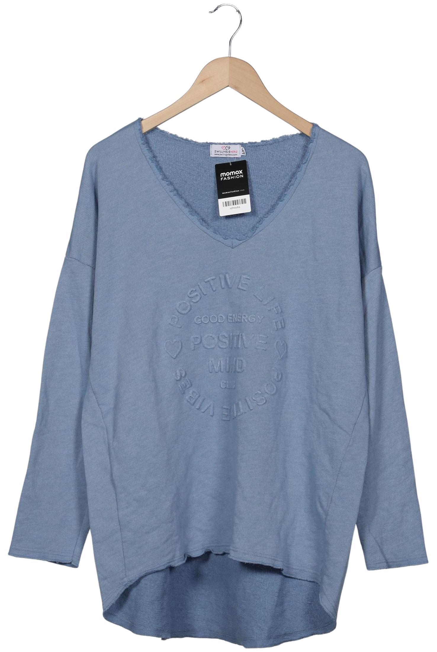 

Zwillingsherz Damen Sweatshirt, blau, Gr. 42