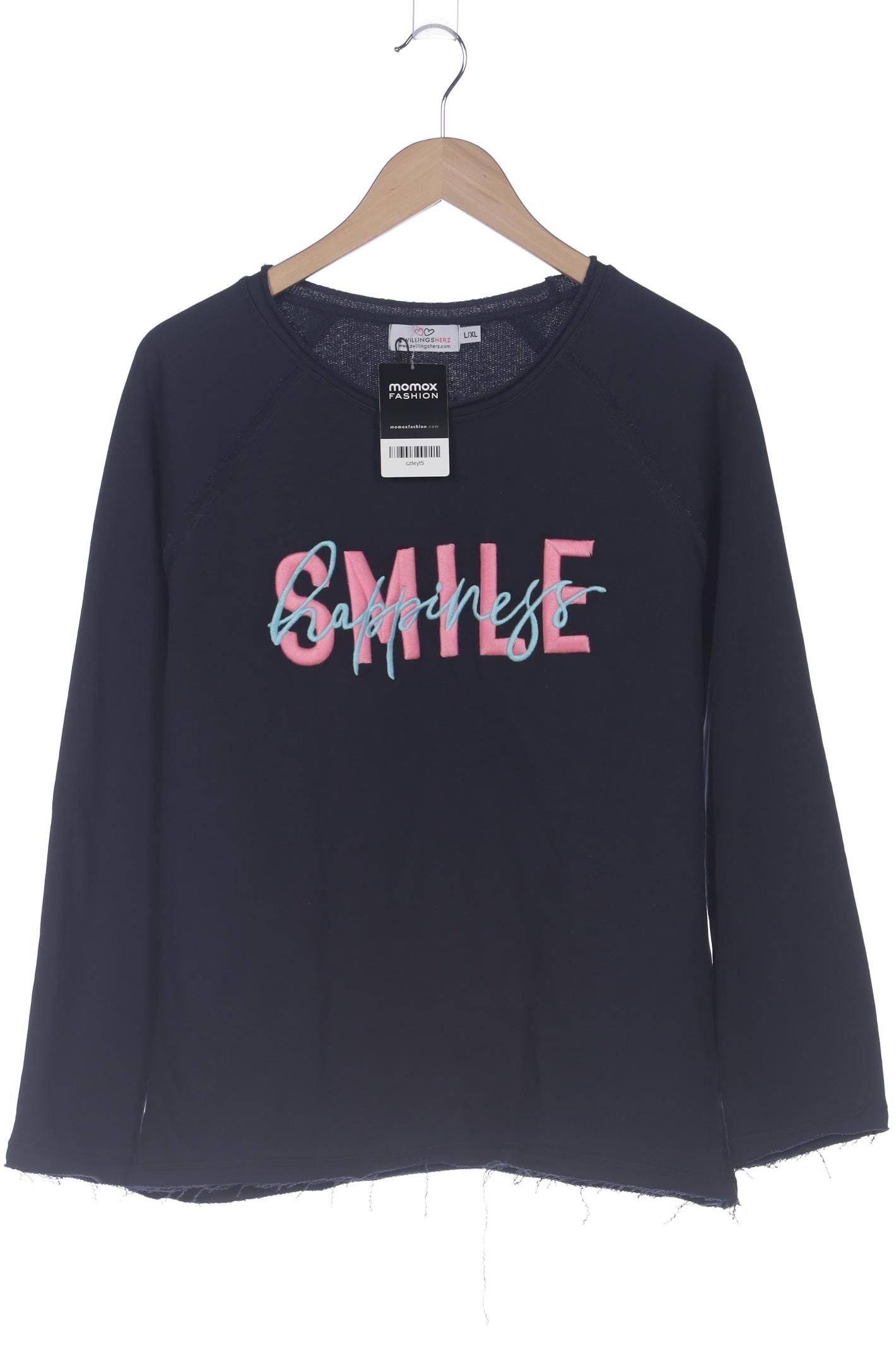 

Zwillingsherz Damen Sweatshirt, marineblau, Gr. 42