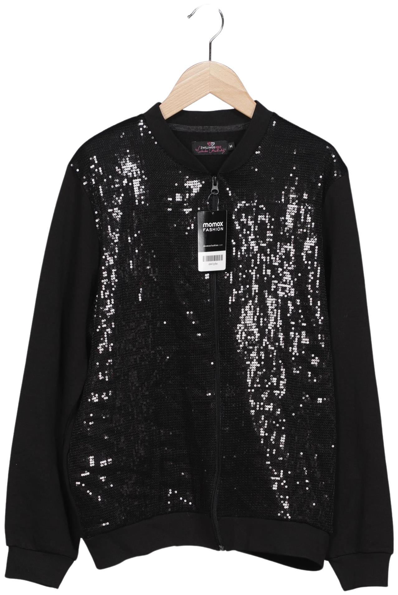 

Zwillingsherz Damen Sweatshirt, schwarz, Gr. 38