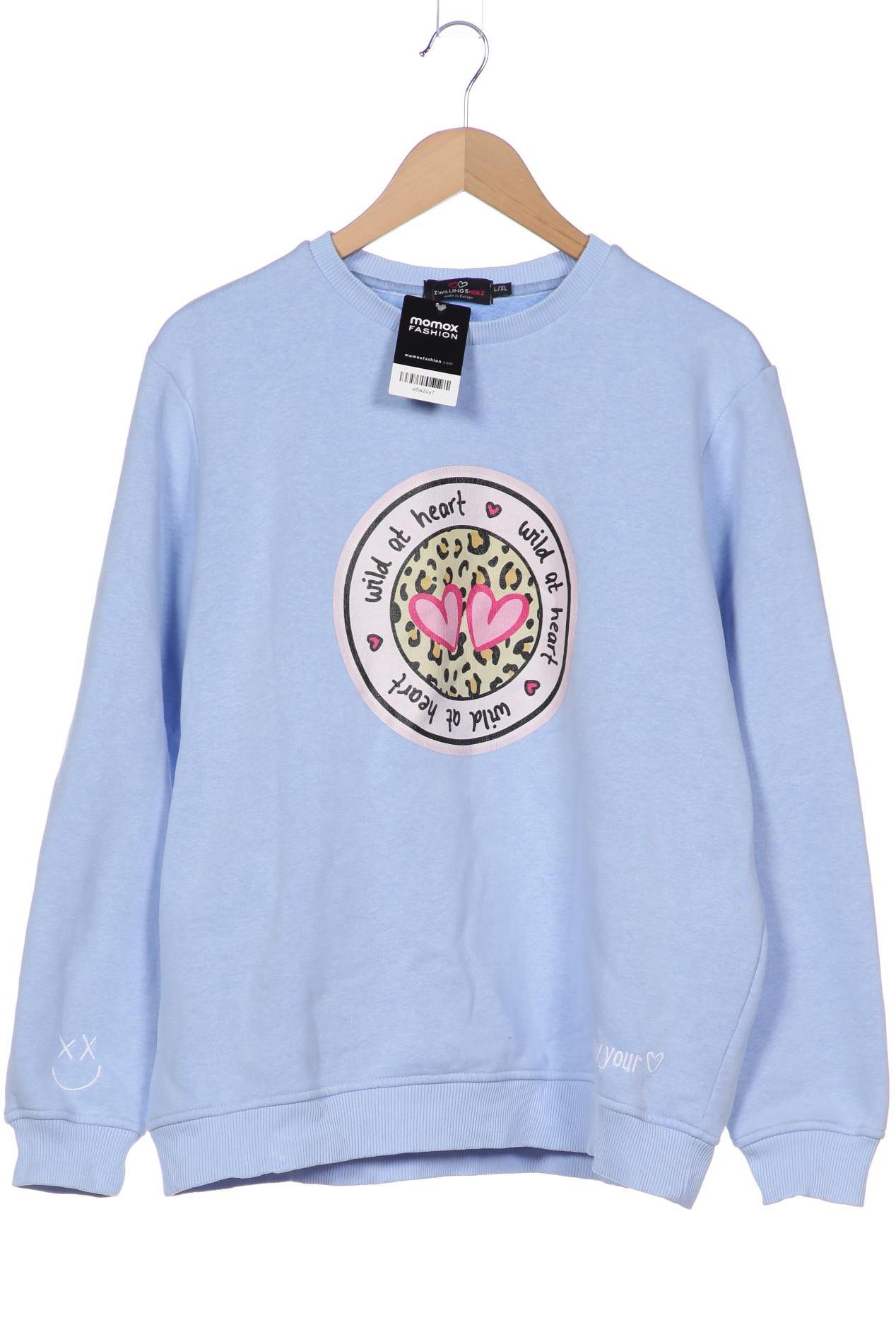 

Zwillingsherz Damen Sweatshirt, hellblau