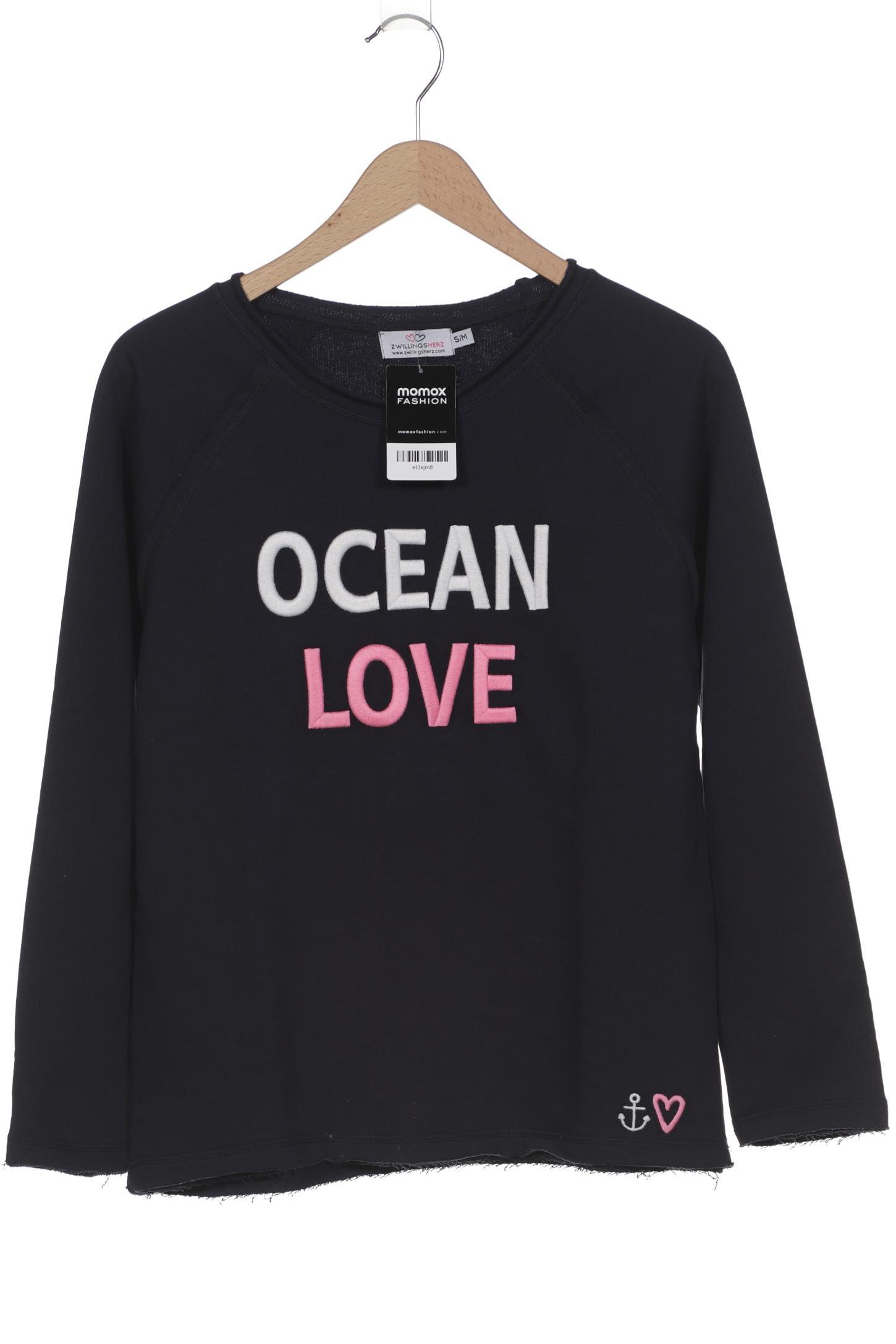 

Zwillingsherz Damen Sweatshirt, marineblau, Gr. 36