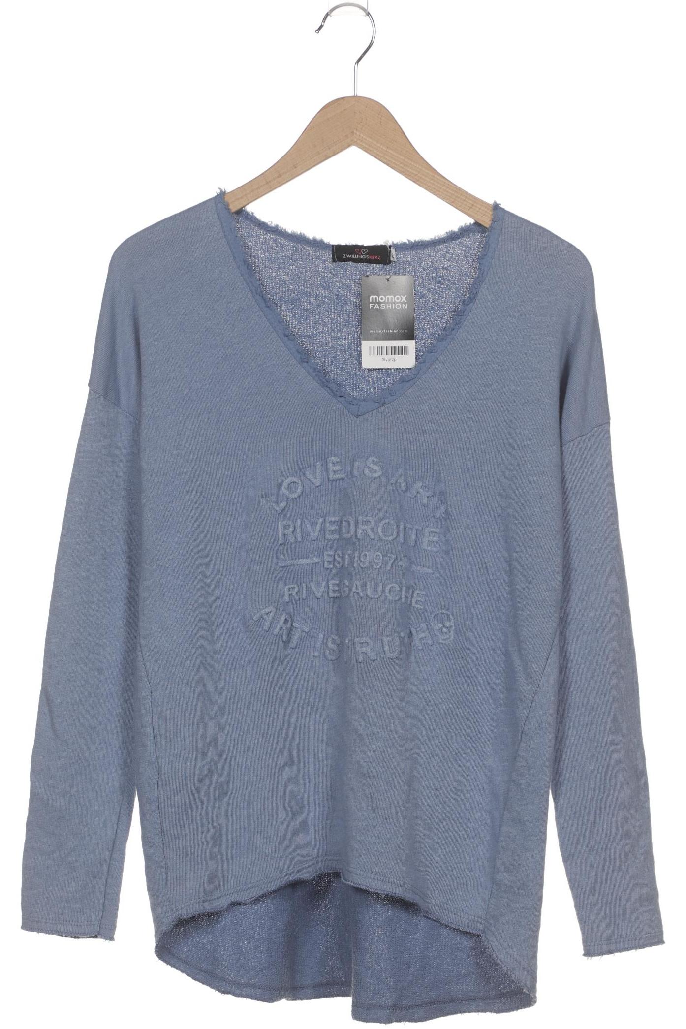 

Zwillingsherz Damen Sweatshirt, blau, Gr. 36