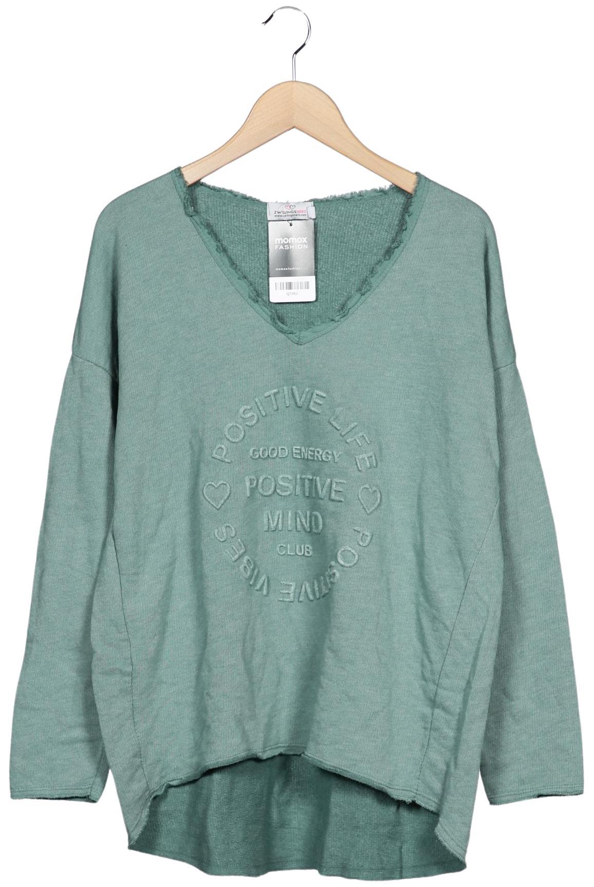 

Zwillingsherz Damen Sweatshirt, hellgrün, Gr. 36