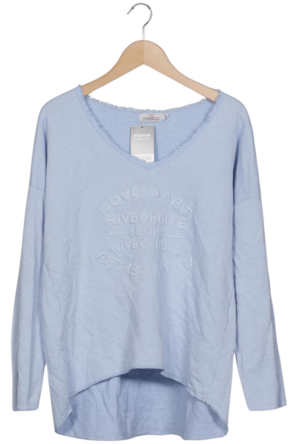 

Zwillingsherz Damen Sweatshirt, hellblau, Gr. 36