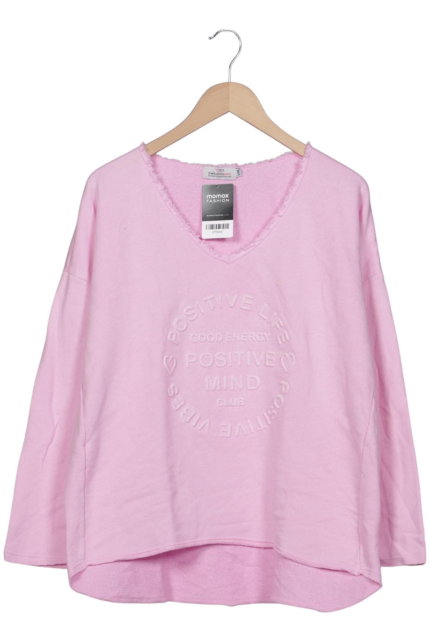 

Zwillingsherz Damen Sweatshirt, pink, Gr. 42