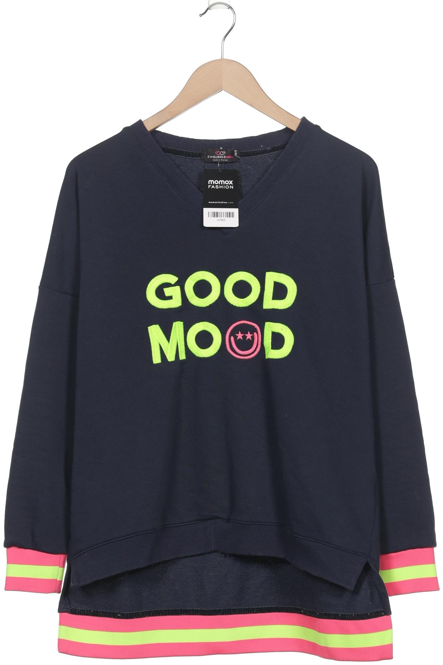 

Zwillingsherz Damen Sweatshirt, marineblau, Gr. 36