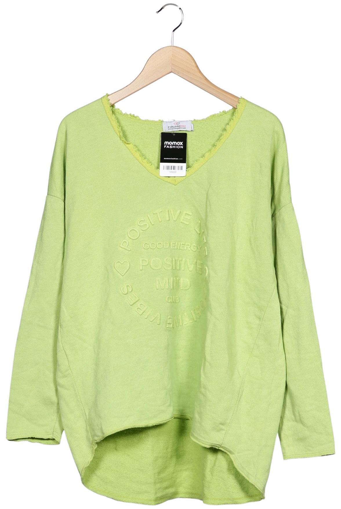 

Zwillingsherz Damen Sweatshirt, hellgrün, Gr. 36