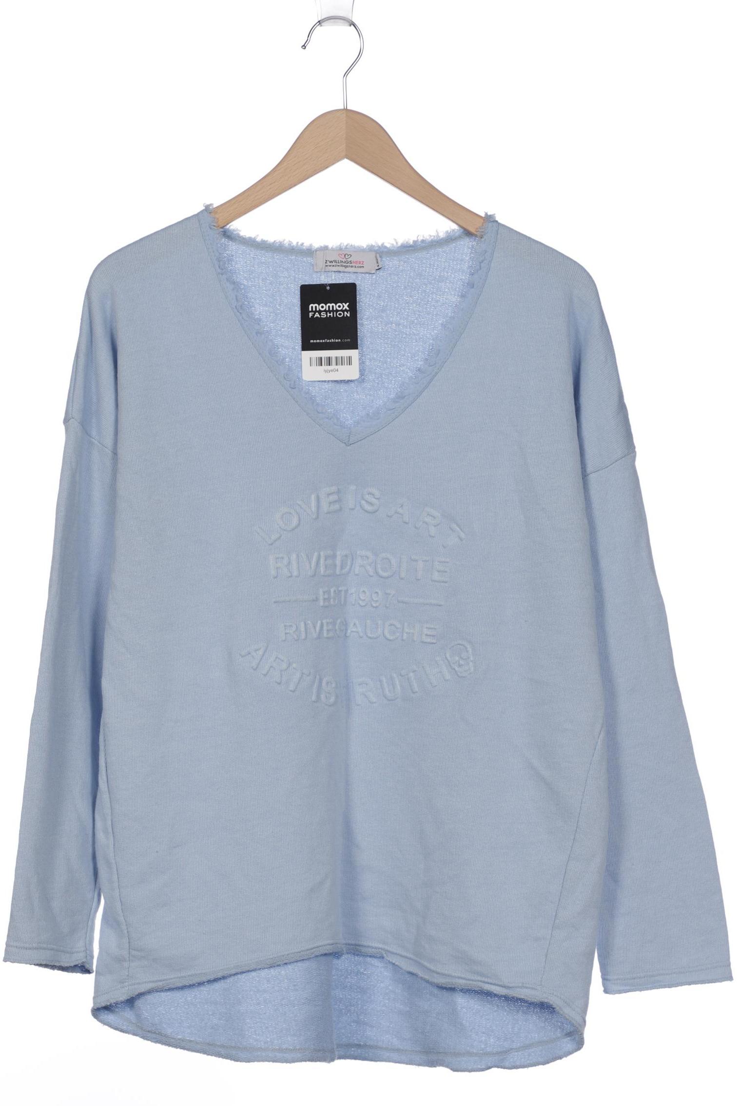 

Zwillingsherz Damen Sweatshirt, blau, Gr. 42